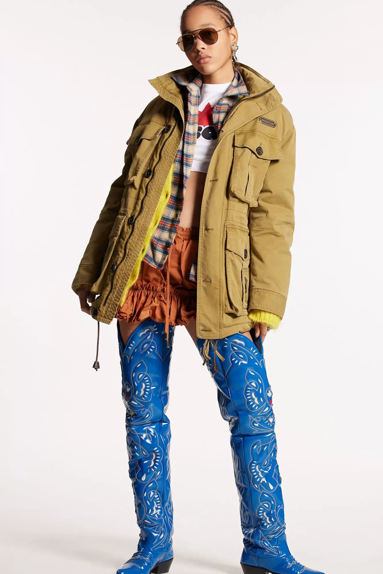 Americana Parka<Dsquared2 Best Sale