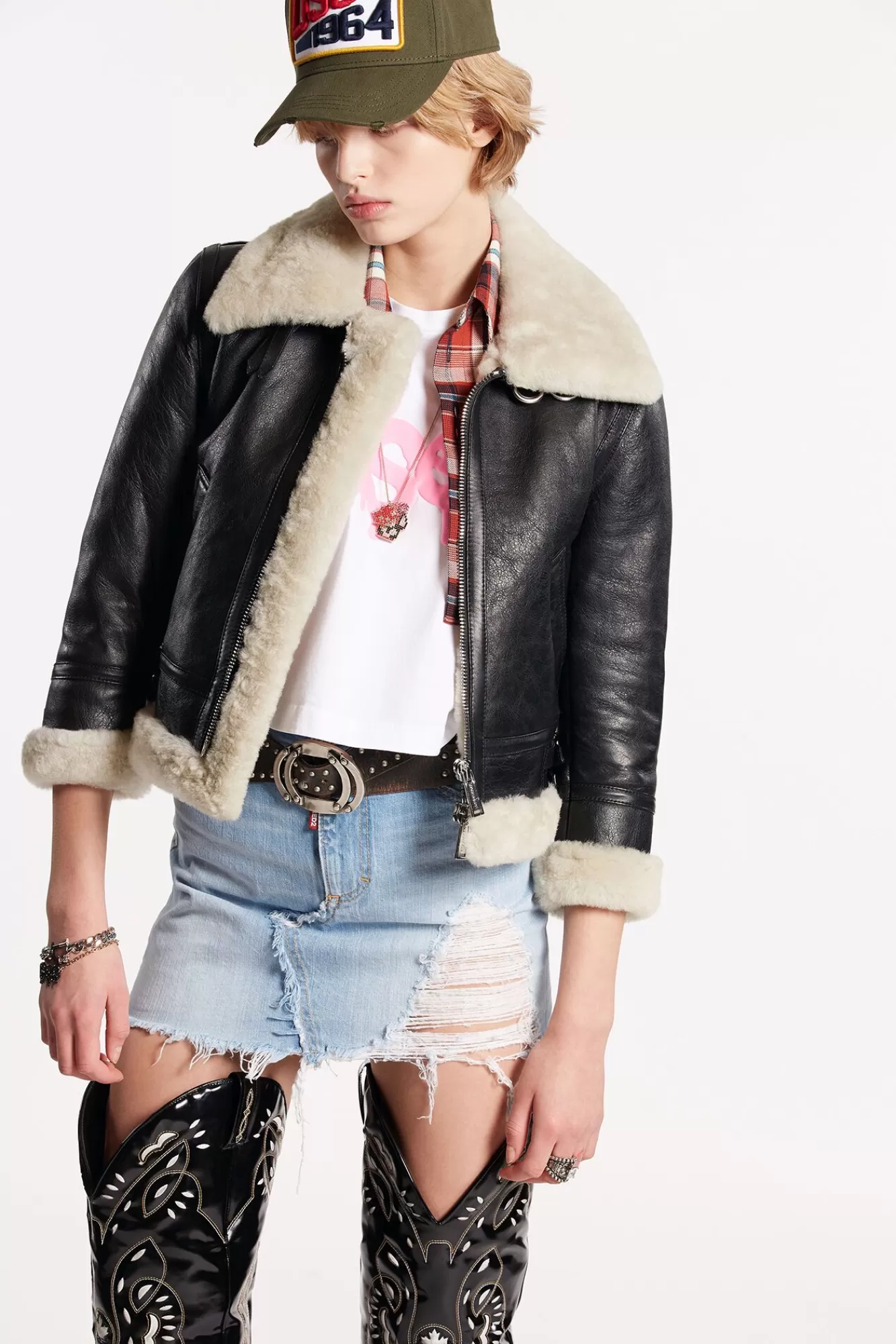 Americana Shearling Kaban<Dsquared2 Shop