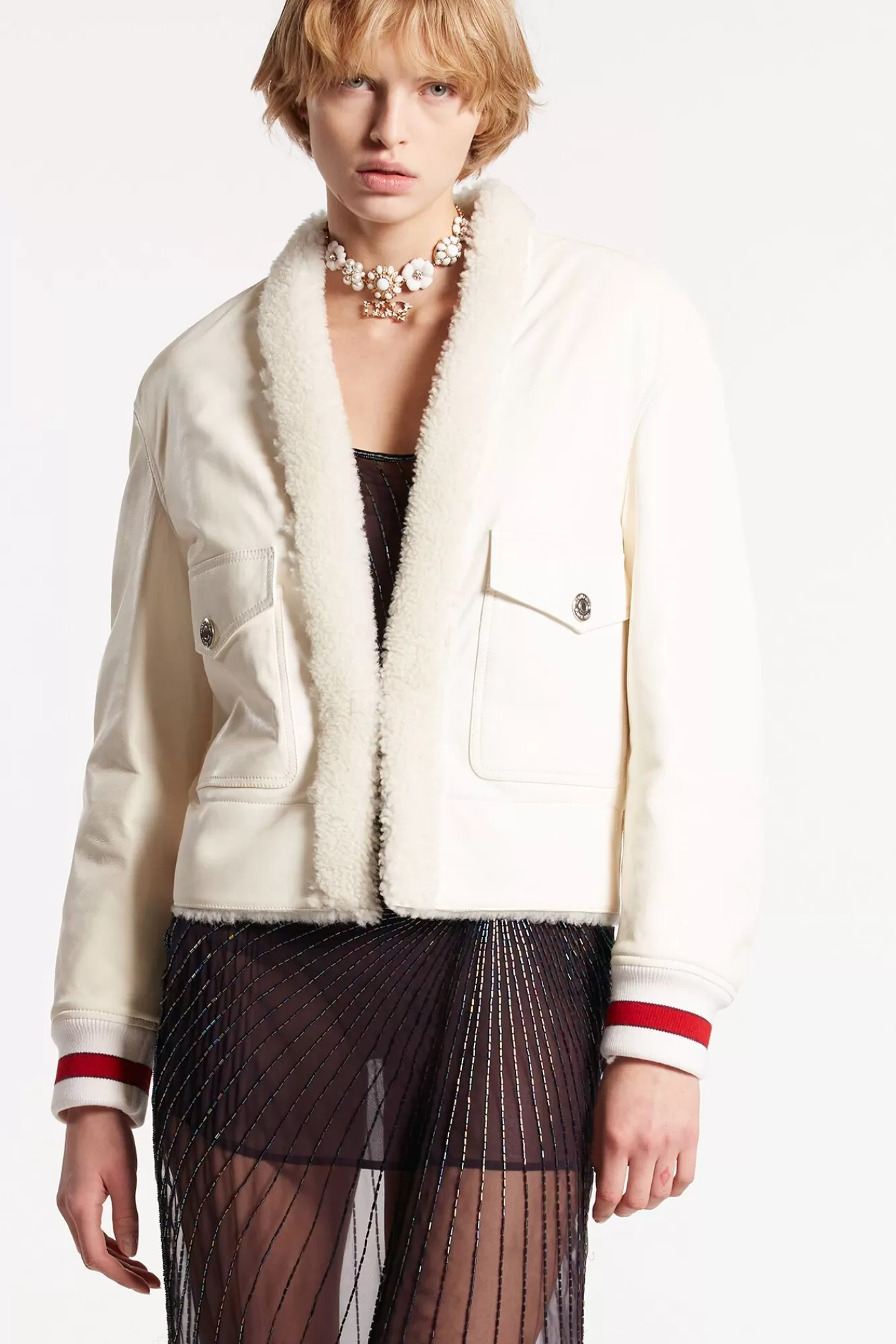 Americana Shearling Kaban<Dsquared2 Best