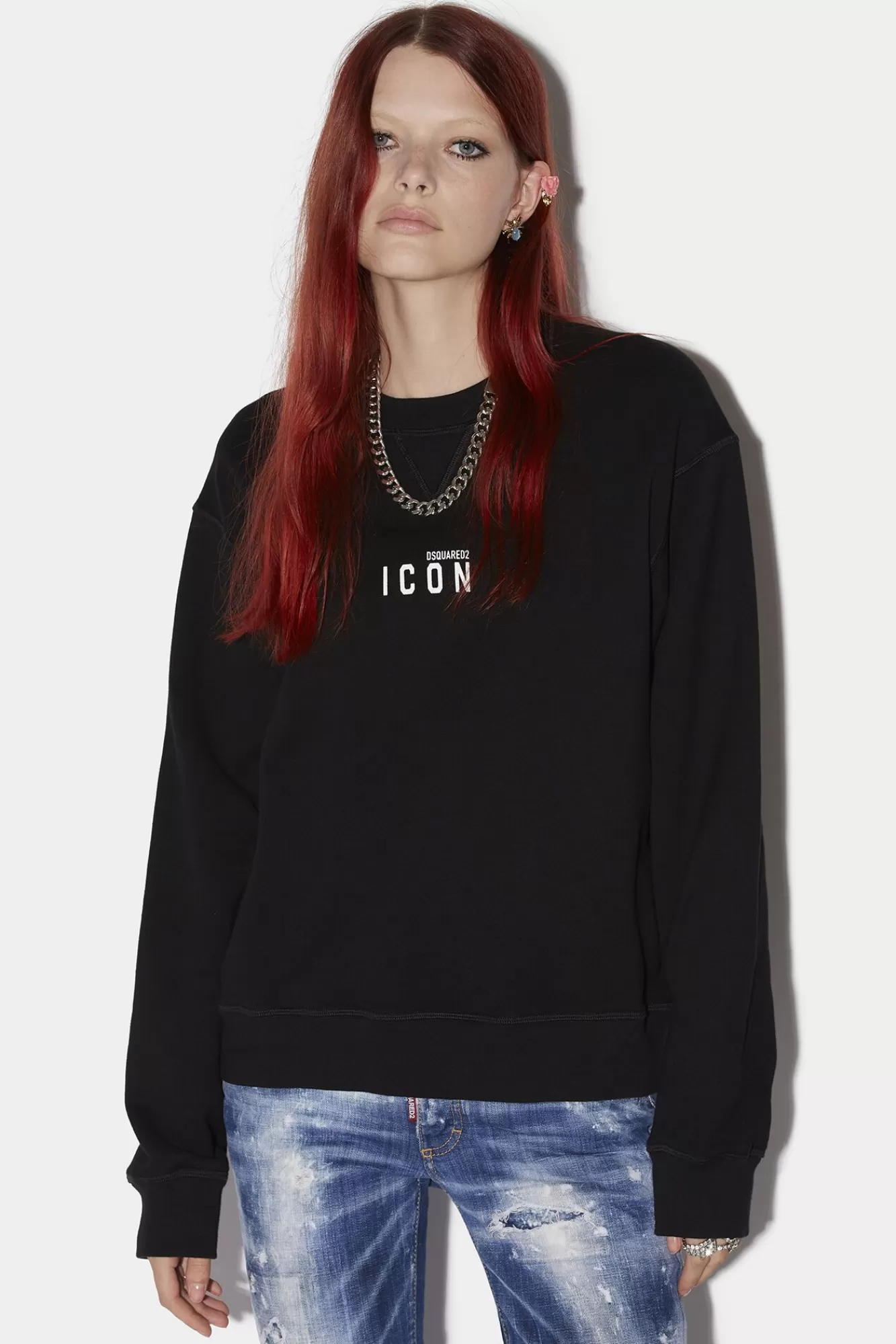 Be Icon Sweatshirt<Dsquared2 Store