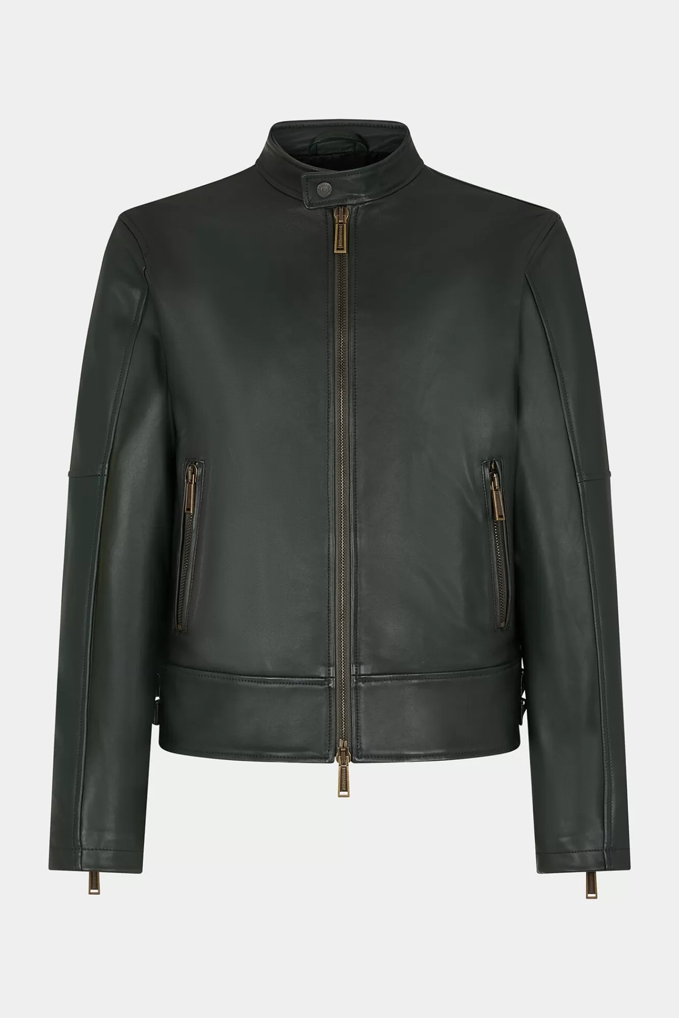 Biker Leather Jacket<Dsquared2 Best Sale