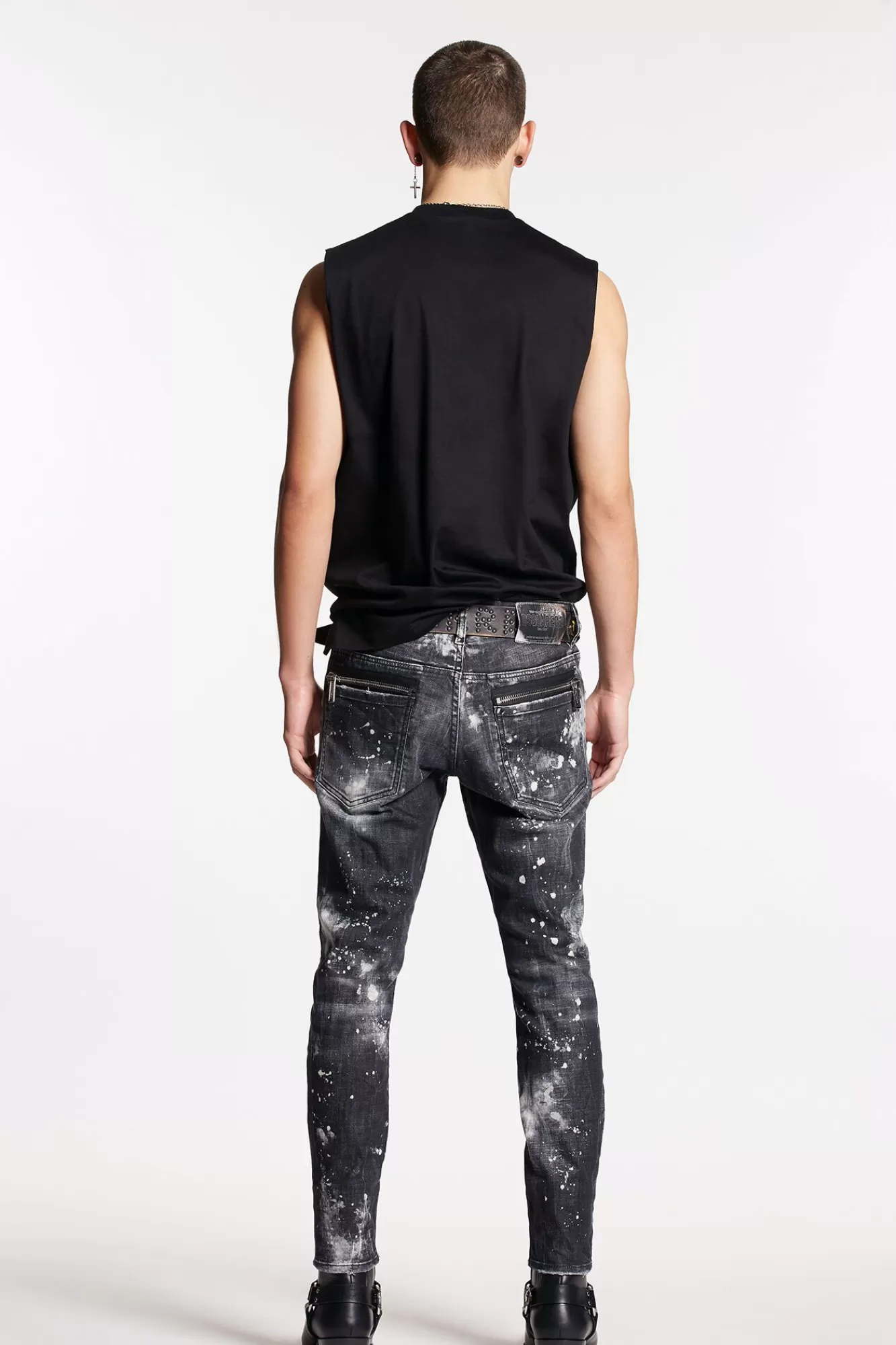 Bleached Wash Skater Jeans<Dsquared2 Store