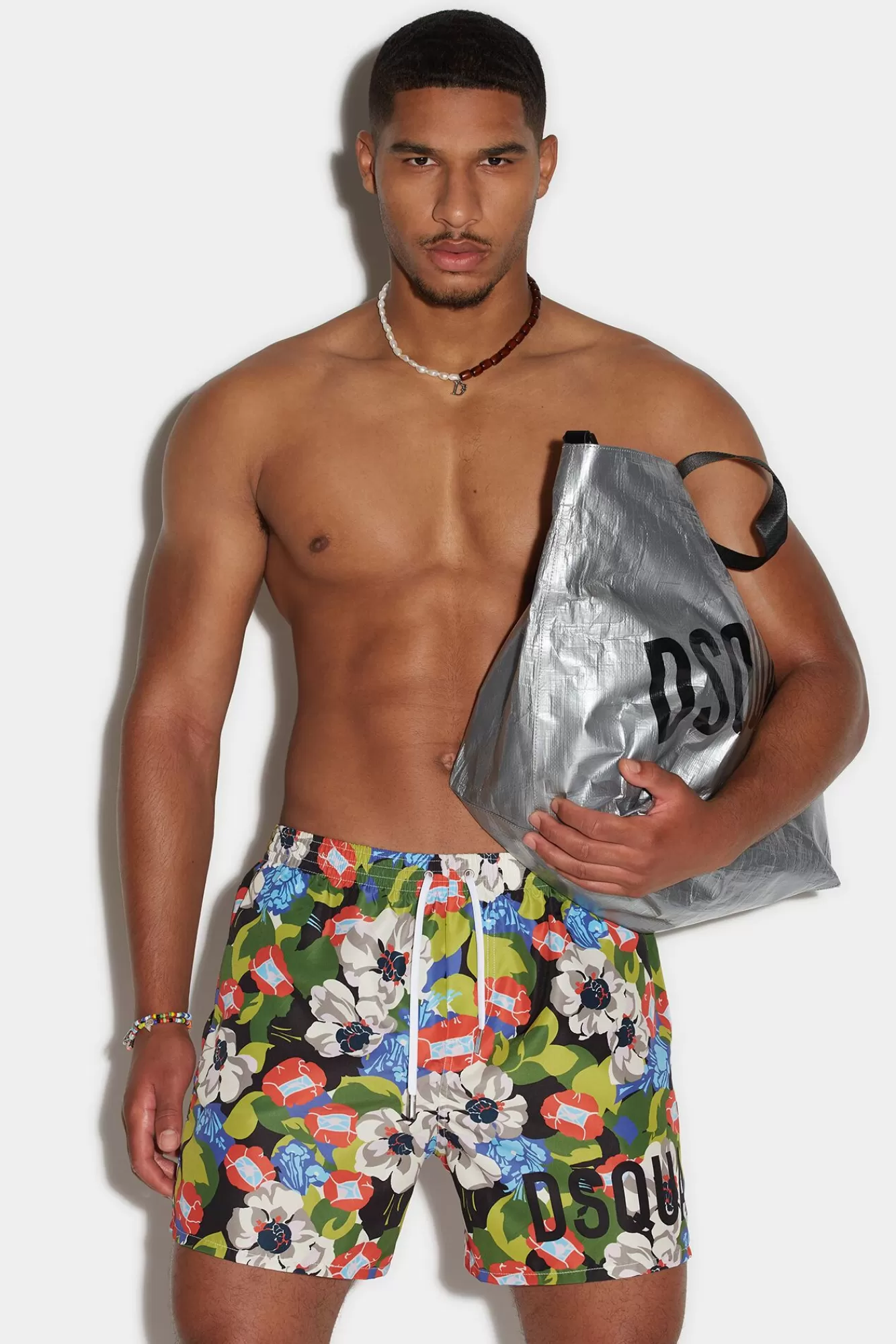 Botanic Goth Boxer Midi<Dsquared2 Best Sale