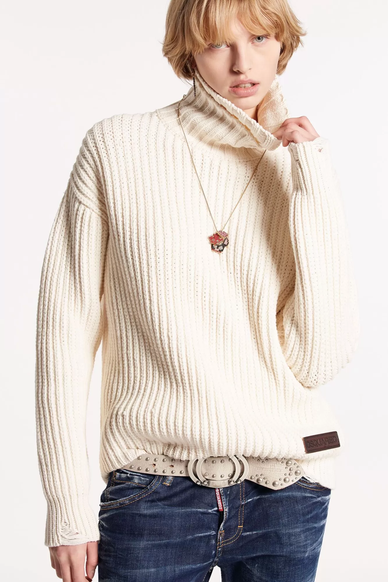 Broken Stitch Double Knit<Dsquared2 Best Sale