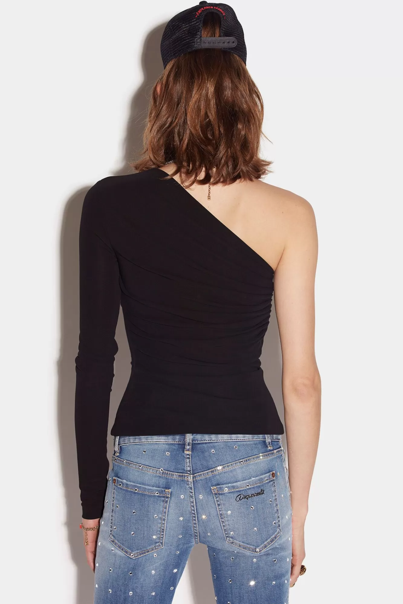 Camping Crew One Shoulder Top<Dsquared2 Online