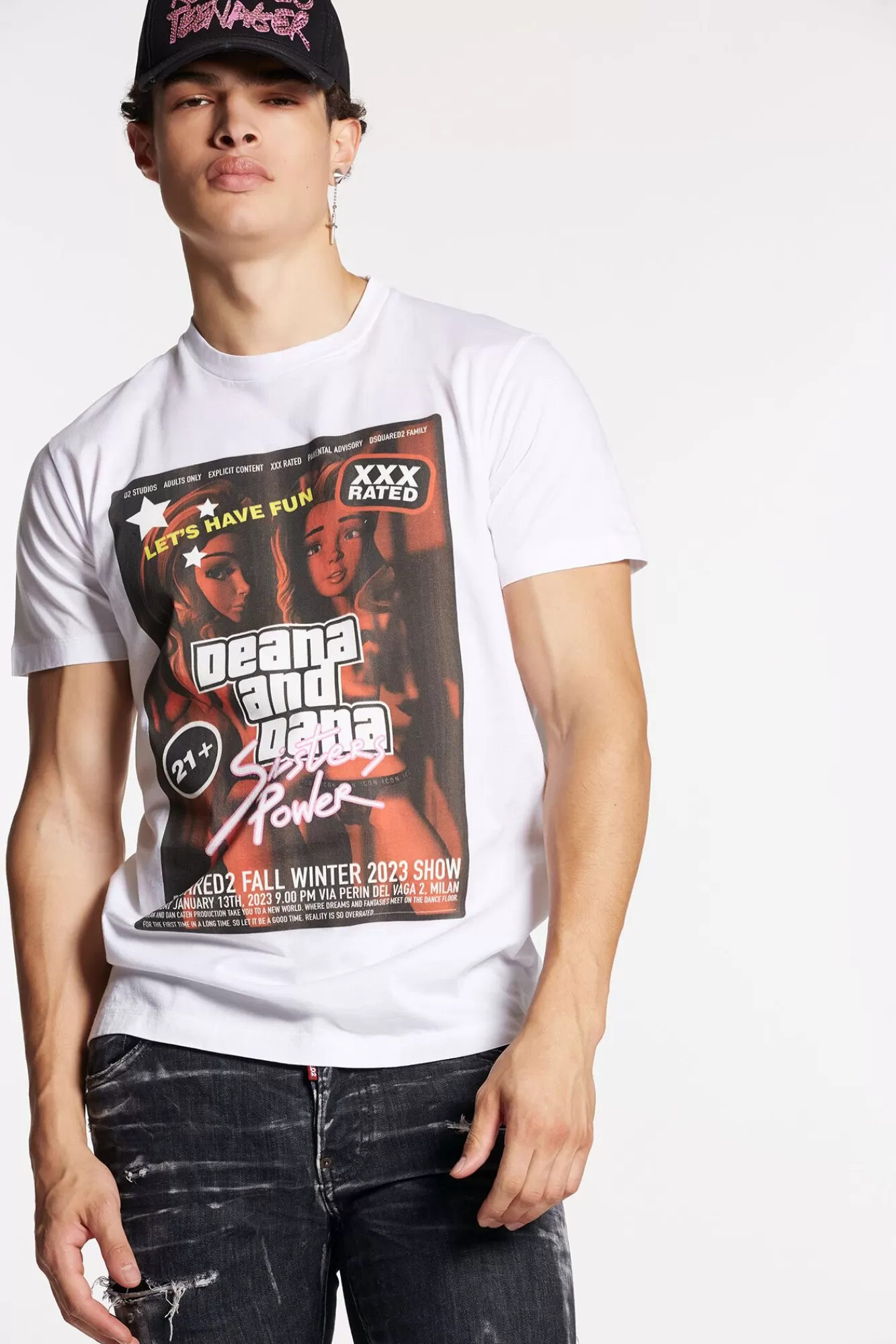 Cigarette T-Shirt<Dsquared2 Hot