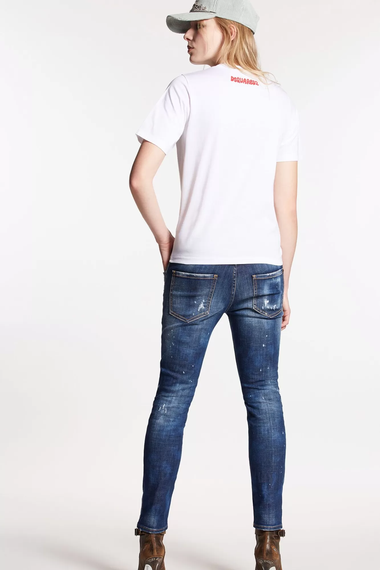 Cloudy Wash Cool Girl Jeans<Dsquared2 Hot