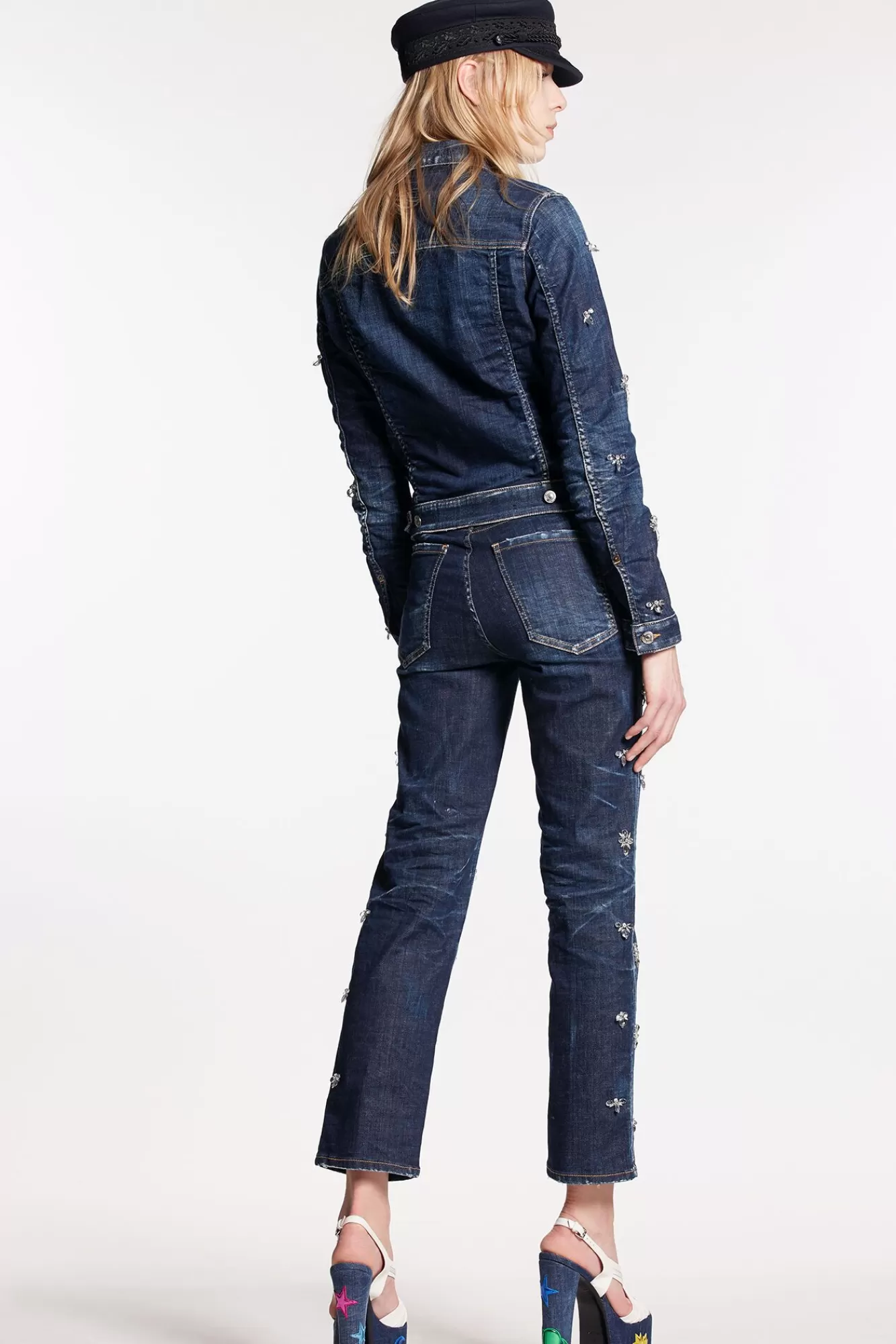 Crystal Flies Wash Boston Jeans<Dsquared2 Clearance