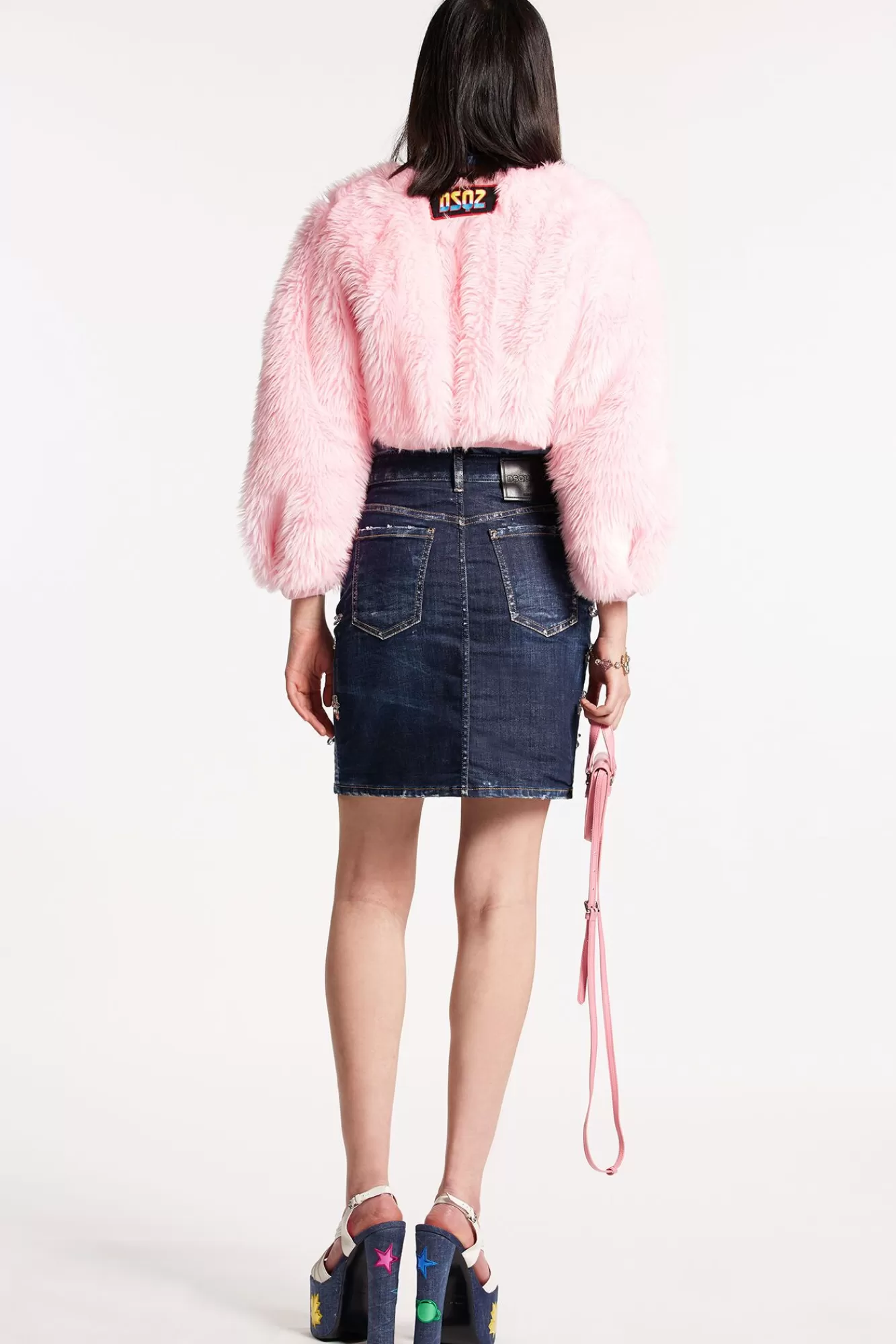 Crystal Flies Wash Mini Skirt<Dsquared2 Store