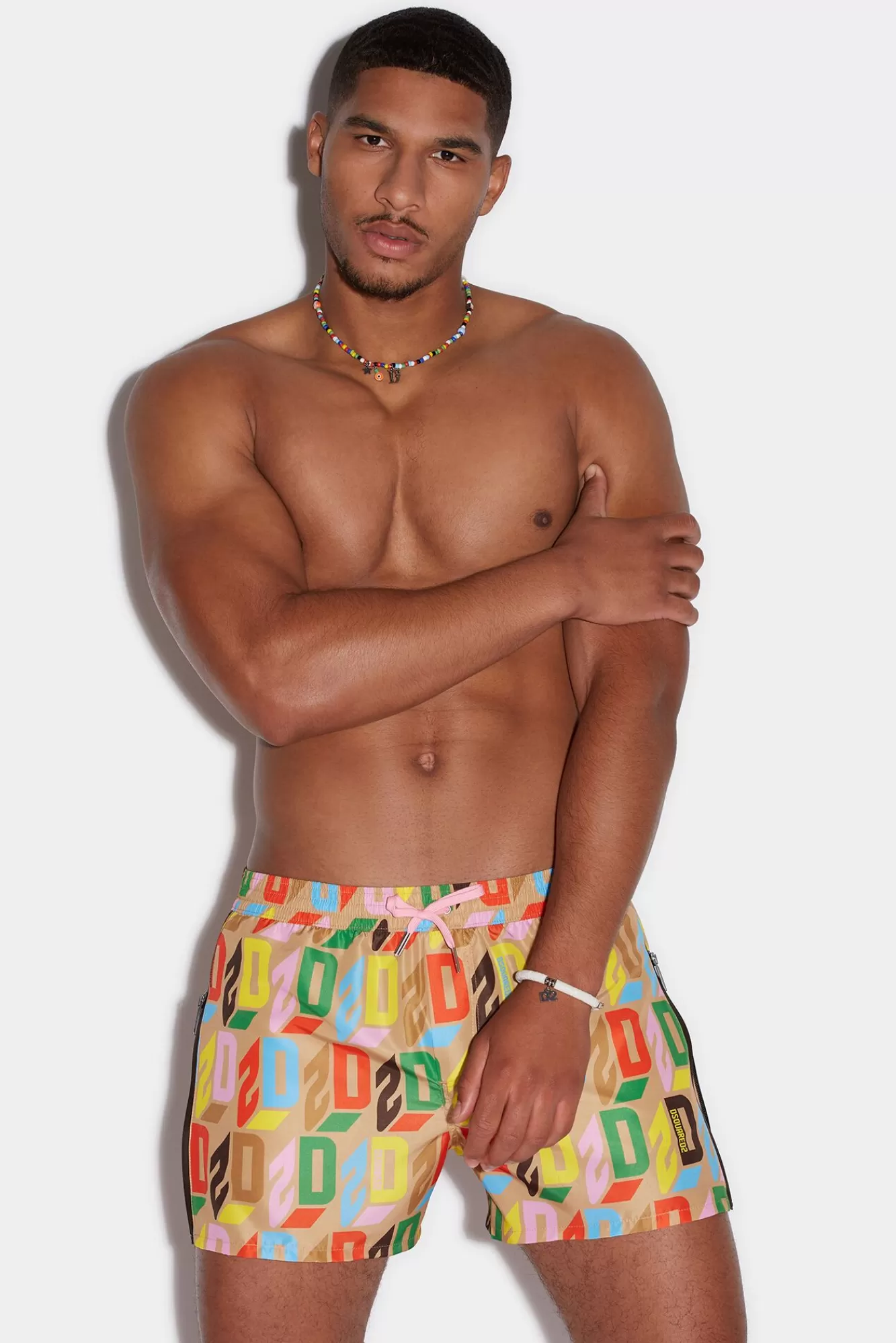 D2 Monogram Boxer Midi<Dsquared2 Best Sale