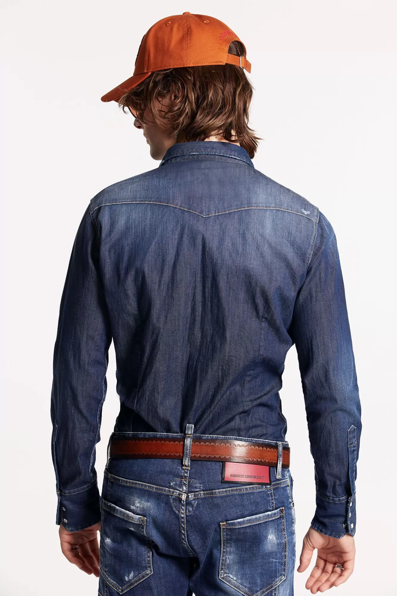 Dark Classic Wash Western Shirt<Dsquared2 Outlet