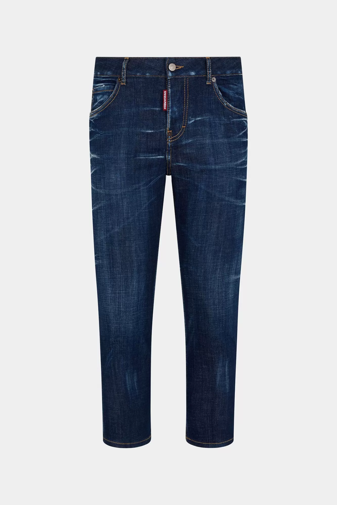 Dark Clean Wash Cool Girl Cropped Jeans<Dsquared2 New