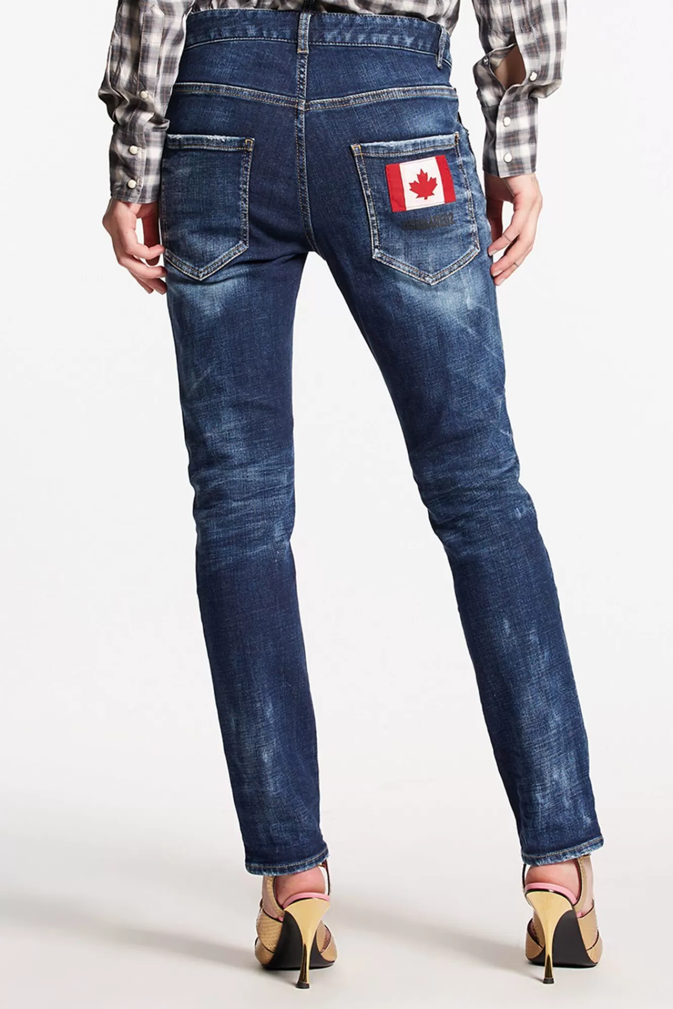 Dark Clean Wash Cool Girl Jeans<Dsquared2 New