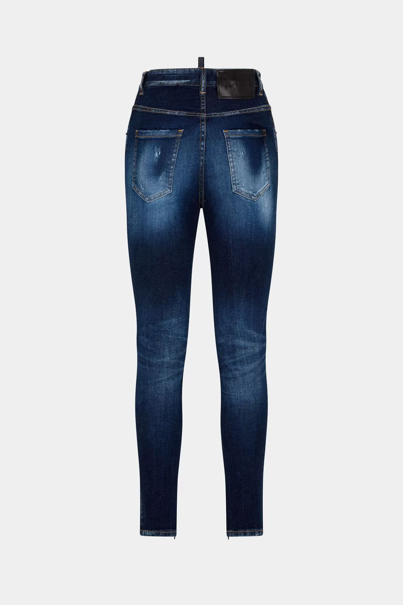 Dark Clean Wash High Waist Twiggy Jeans<Dsquared2 Fashion