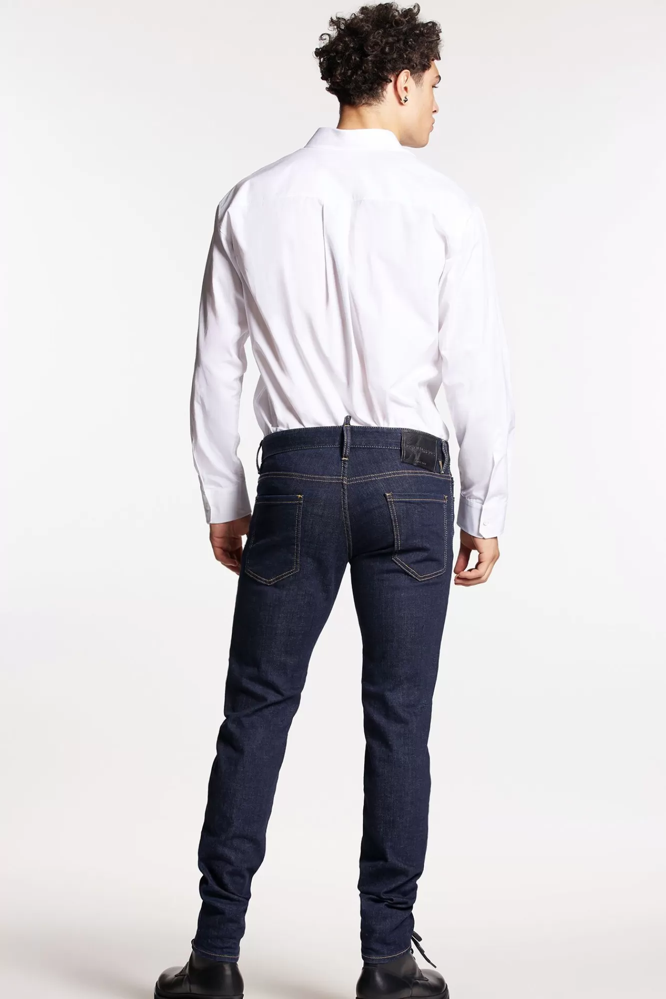 Dark Rinse Wash Slim Jeans<Dsquared2 Discount