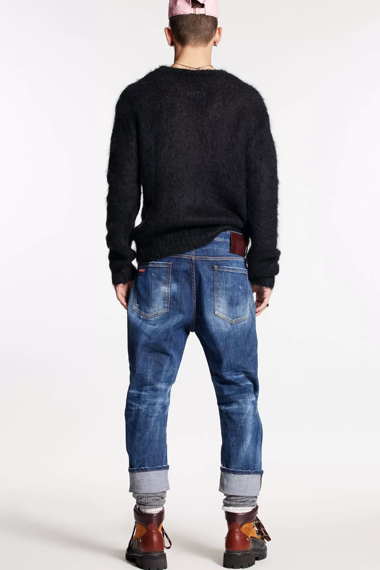 Dark Ripped Wash Big Brother Jeans<Dsquared2 Outlet