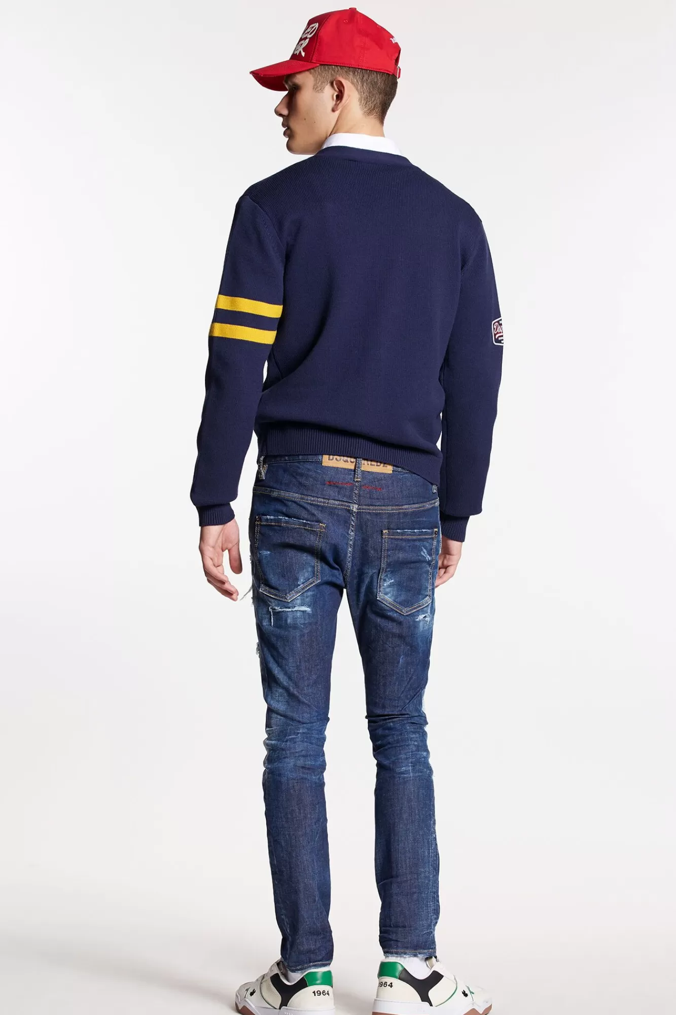 Dark Ripped Wash Super Twinky Jeans<Dsquared2 Best Sale