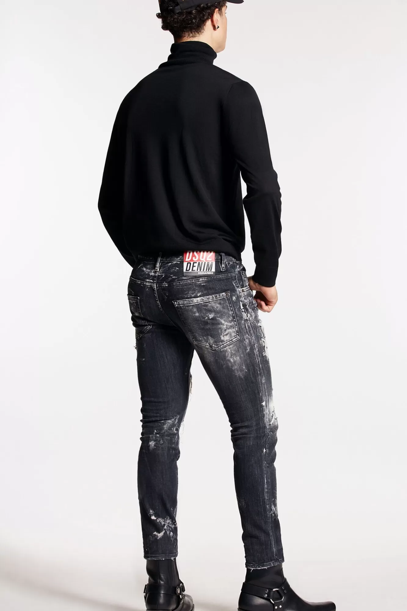 Destroyed Wash Skater Jeans<Dsquared2 Store