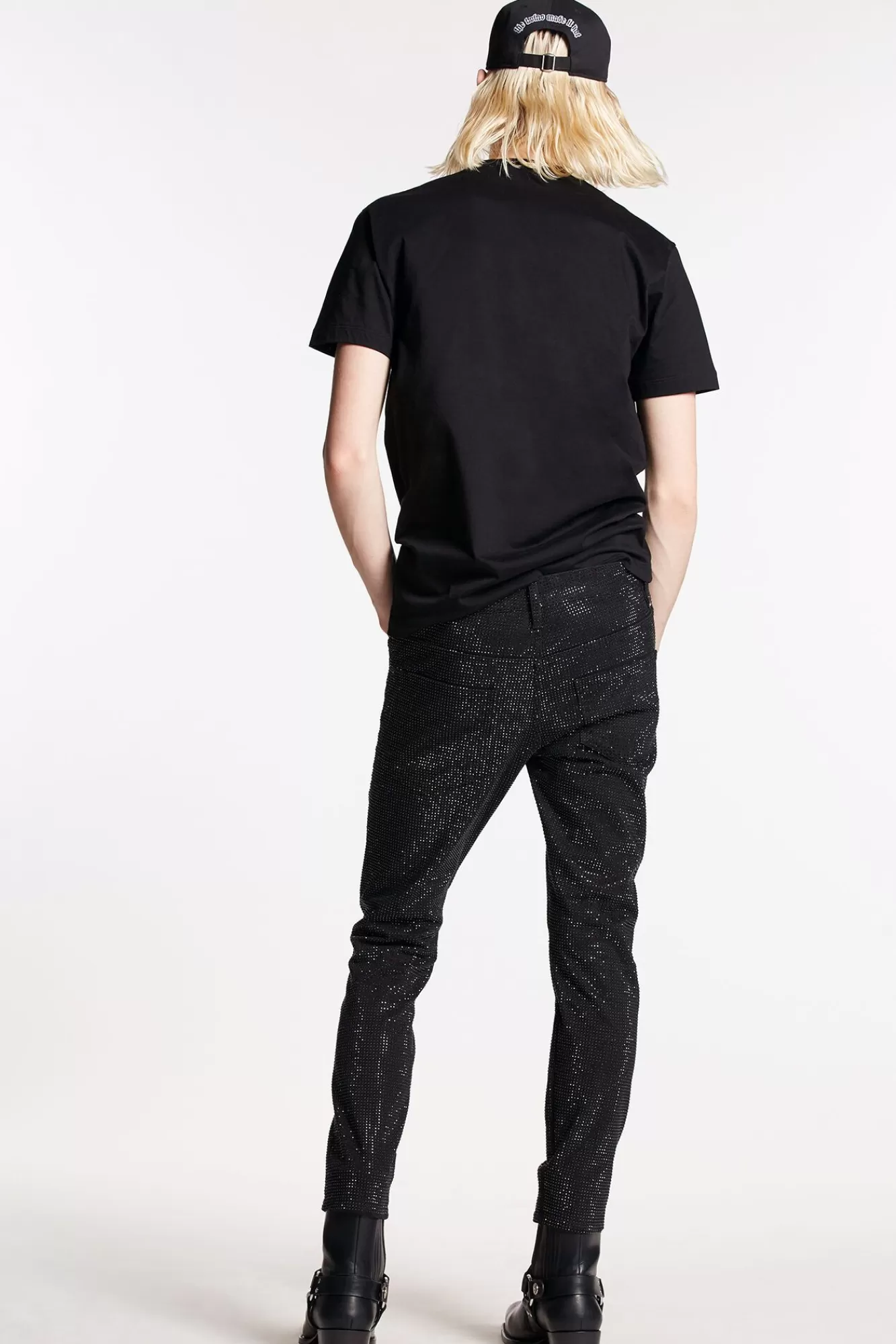 Diamond Scratched Skater Jeans<Dsquared2 Online