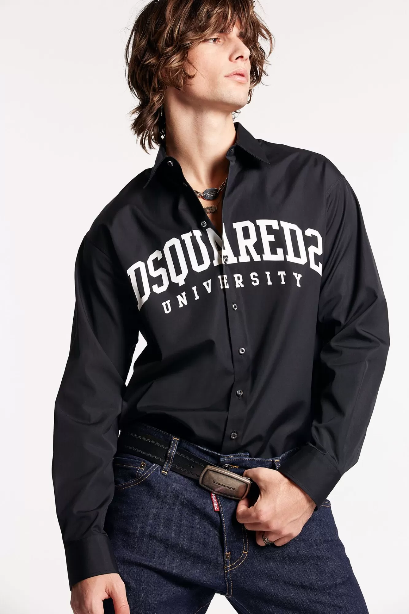 Dropped Shoulder Shirt<Dsquared2 Store