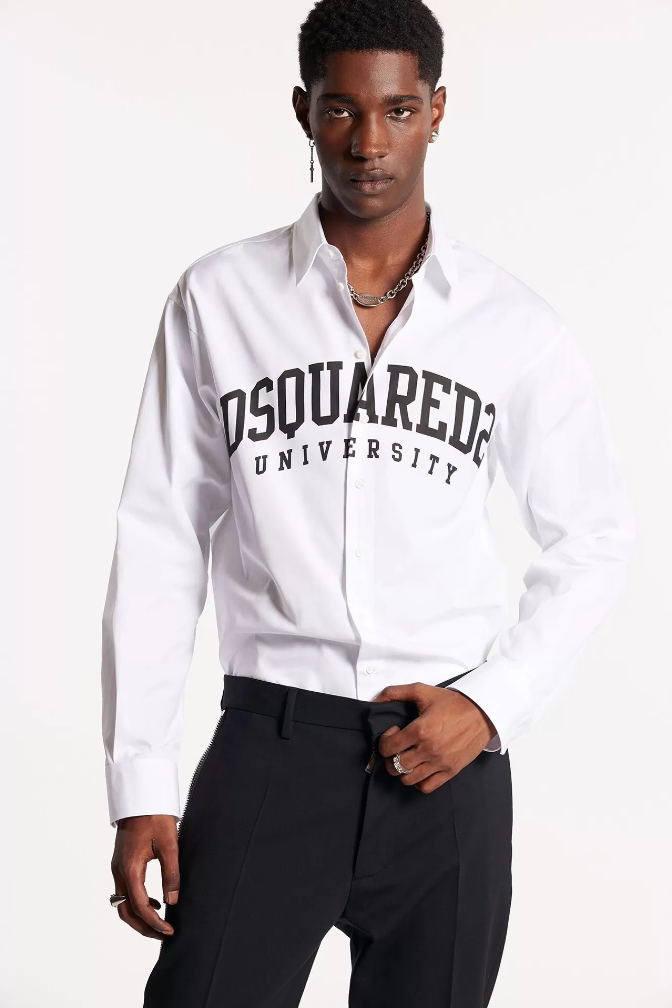 Dropped Shoulder Shirt<Dsquared2 Sale