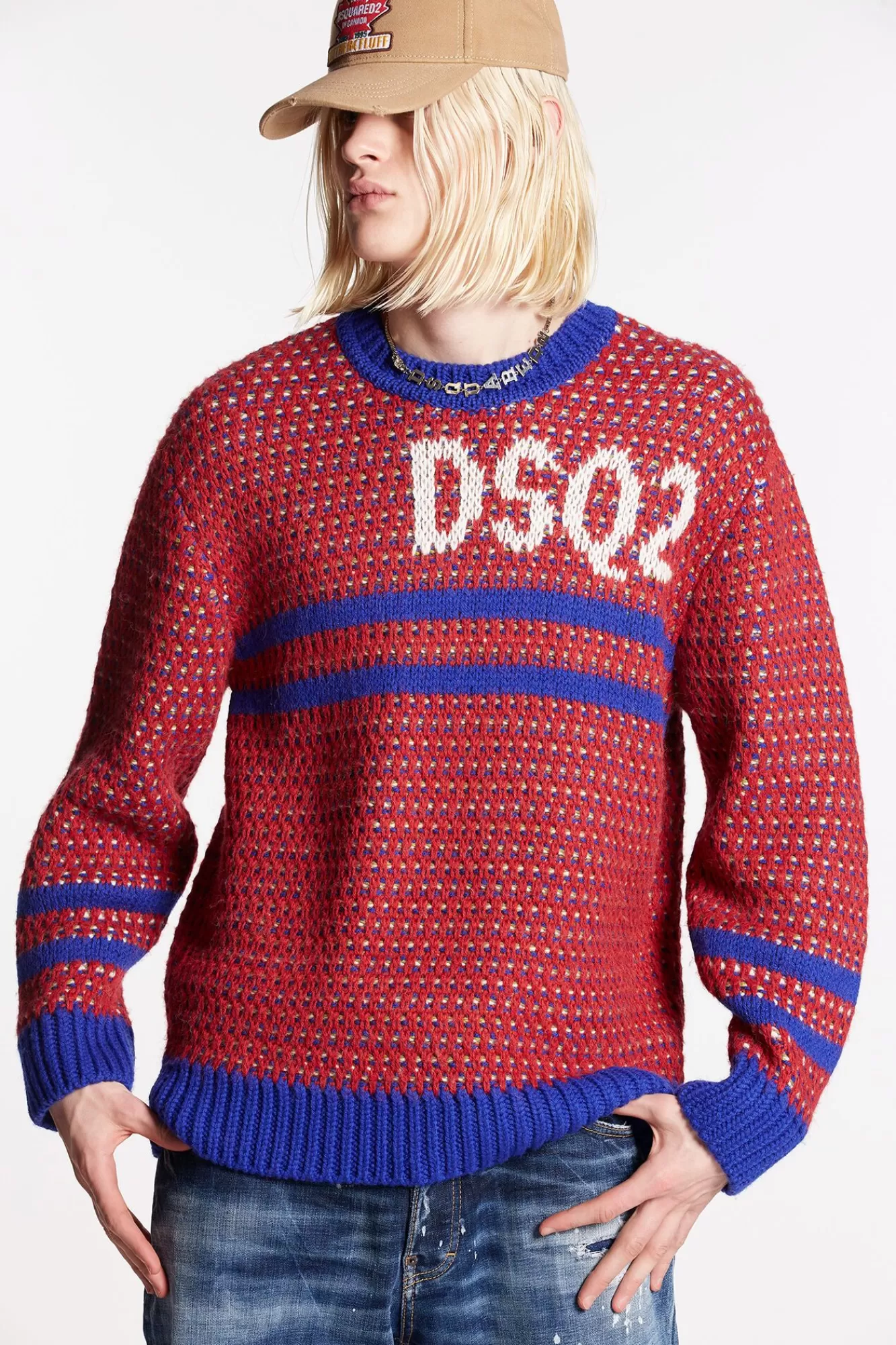 Dsq2 Jacquard Piquet Knit<Dsquared2 New