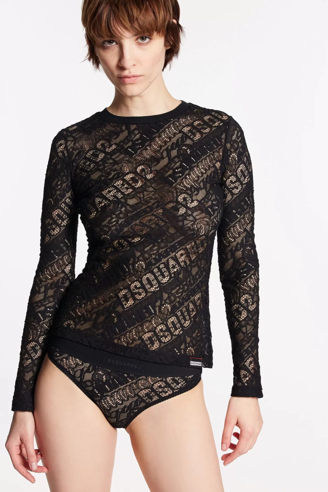 Dsq2 Lace Long Sleeves Top<Dsquared2 Shop