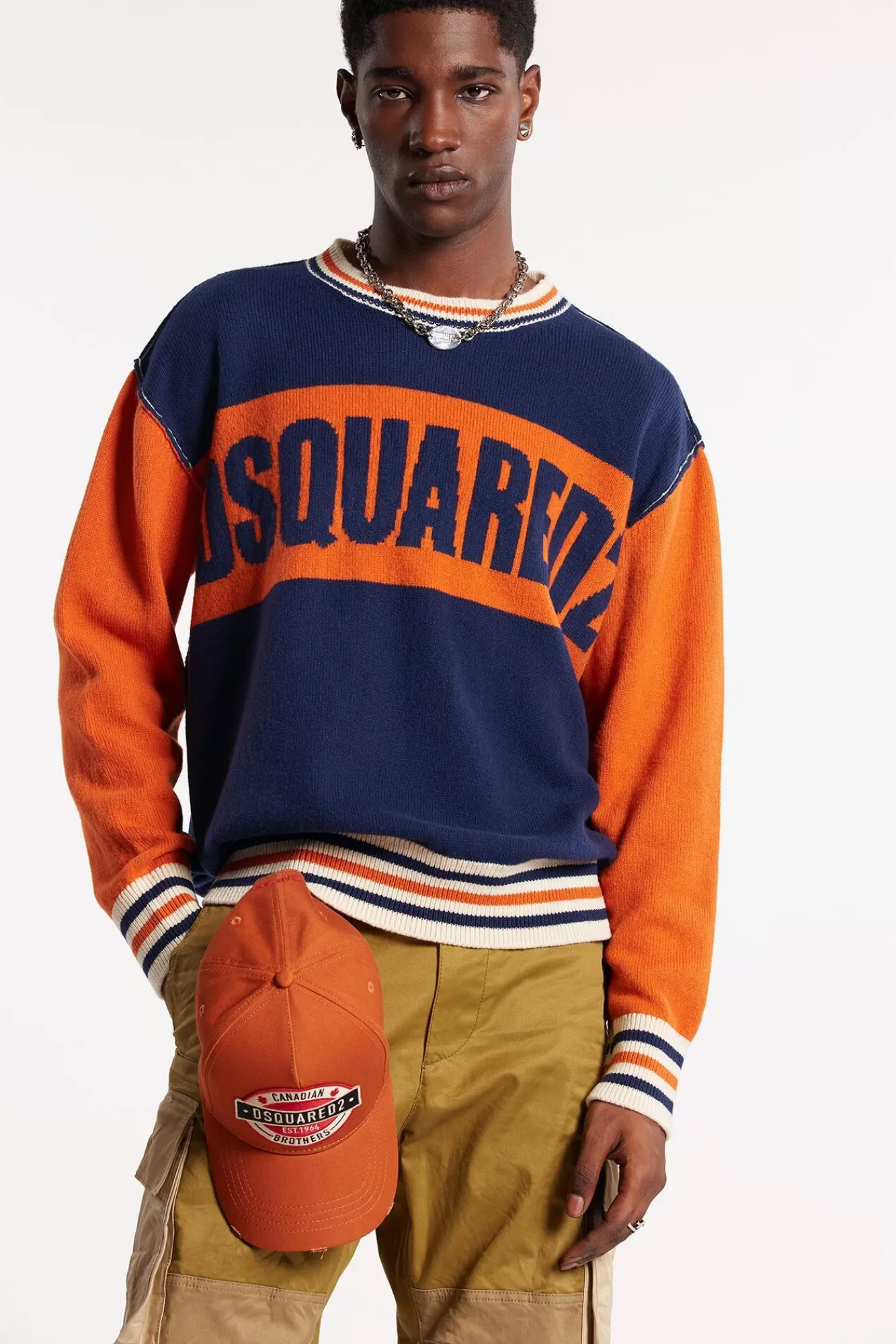 College Crewneck Knit<Dsquared2 Outlet