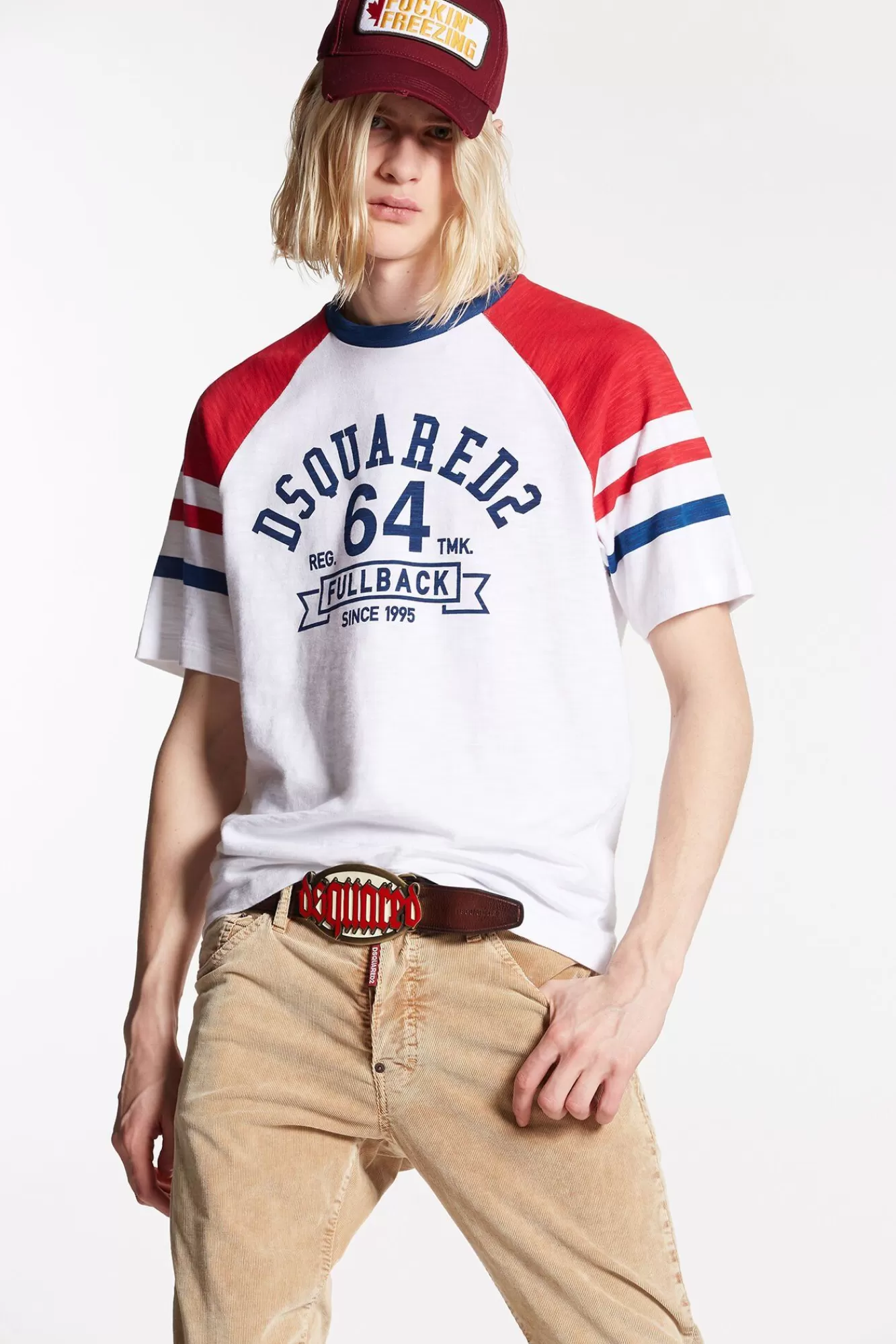 College Stud T-Shirt<Dsquared2 Fashion