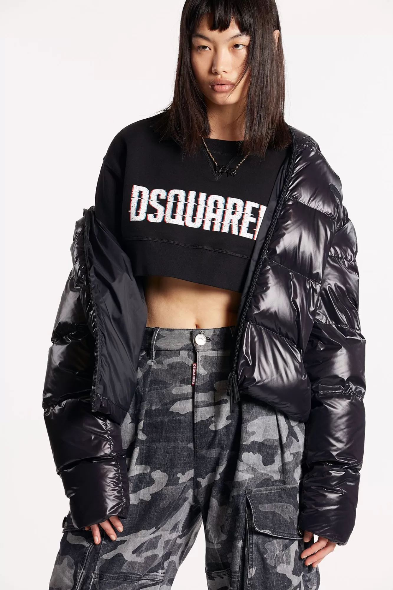 Cropped Cool Sweatshirt<Dsquared2 Outlet