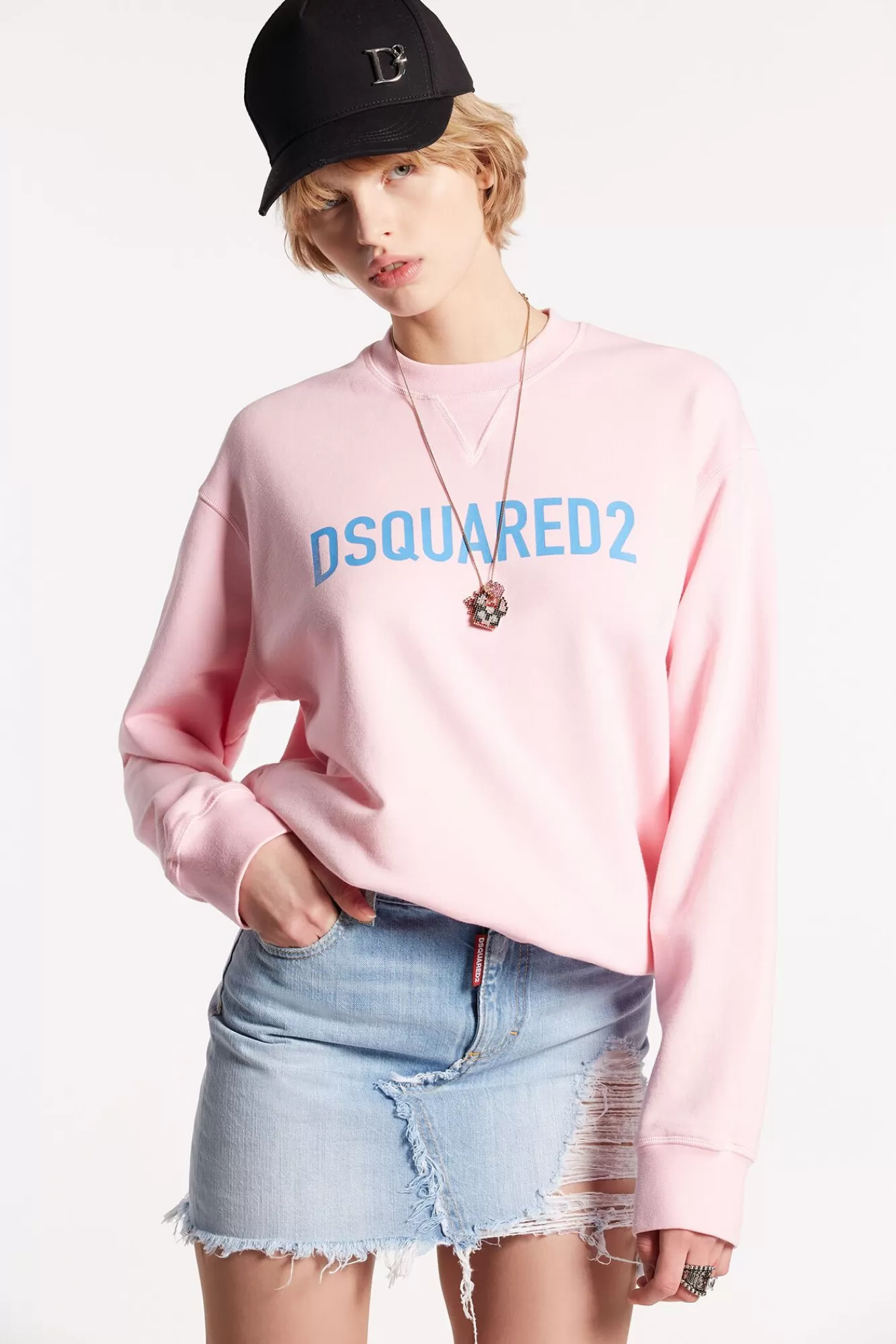 Eco Dyed Cool Sweatshirt<Dsquared2 Cheap