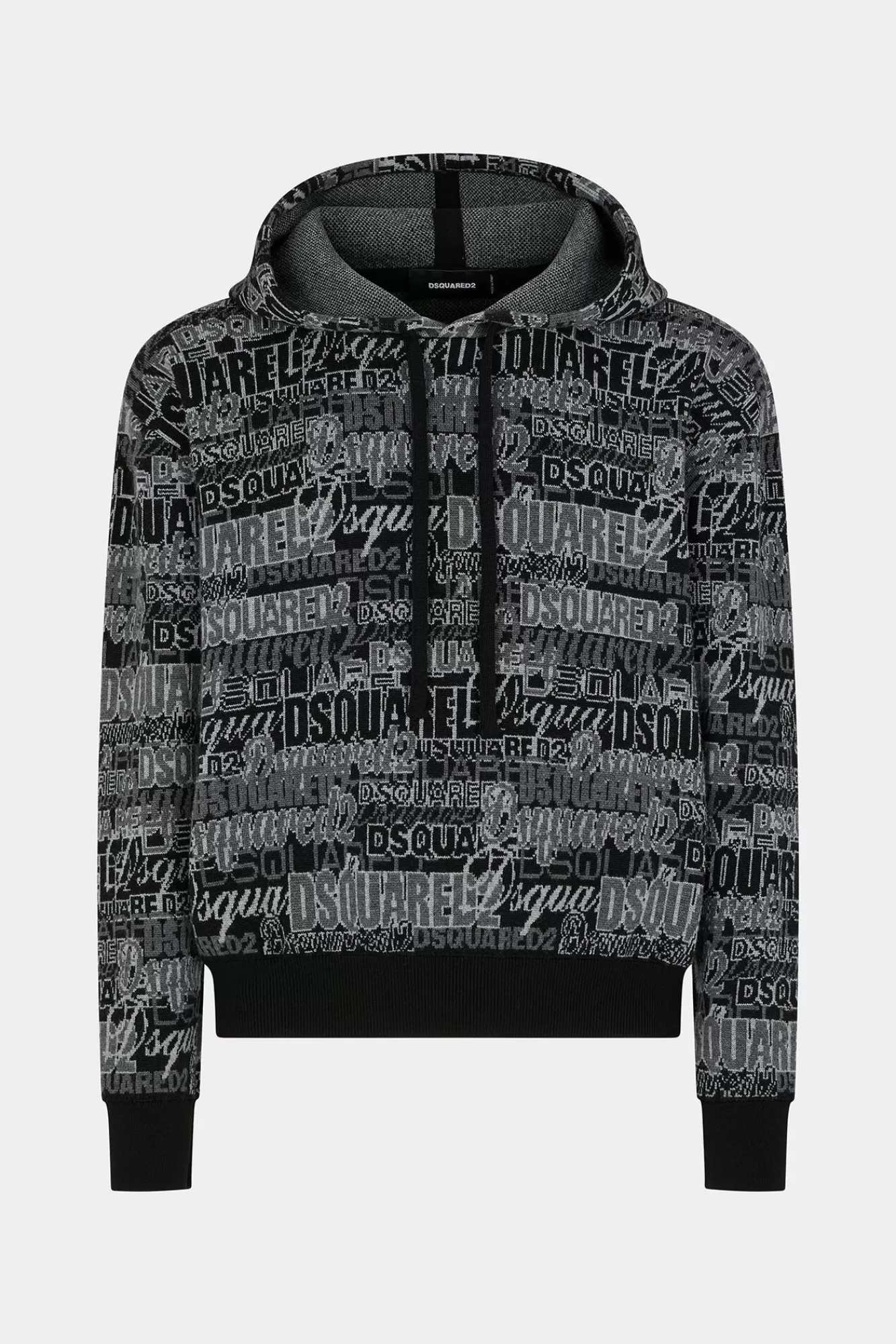 Jacquard Hoodie Knit<Dsquared2 Best Sale