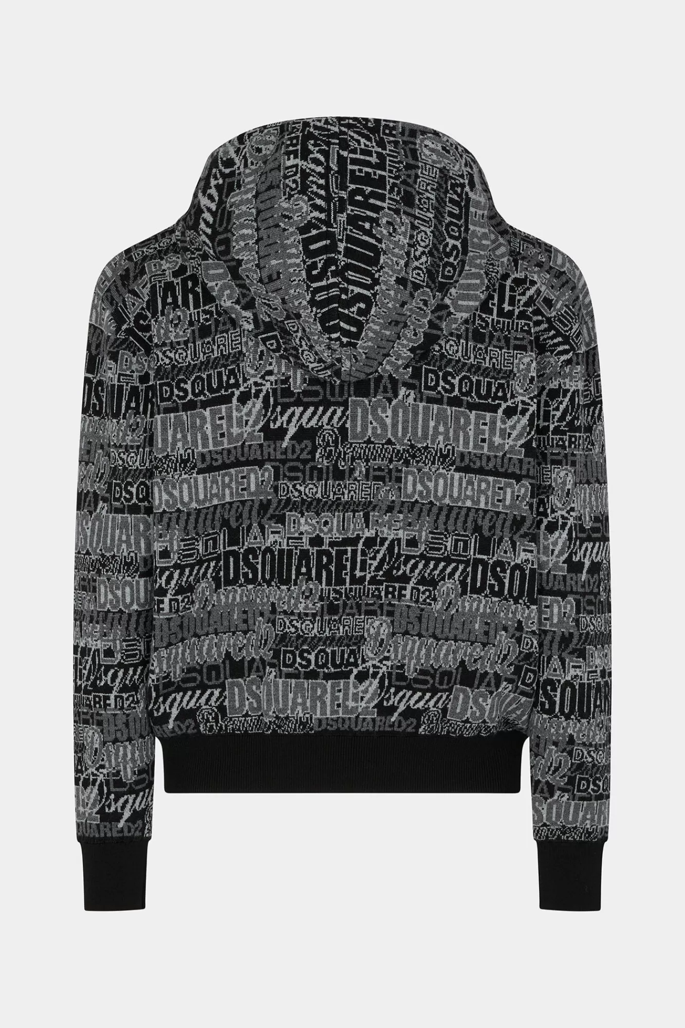 Jacquard Hoodie Knit<Dsquared2 Best Sale