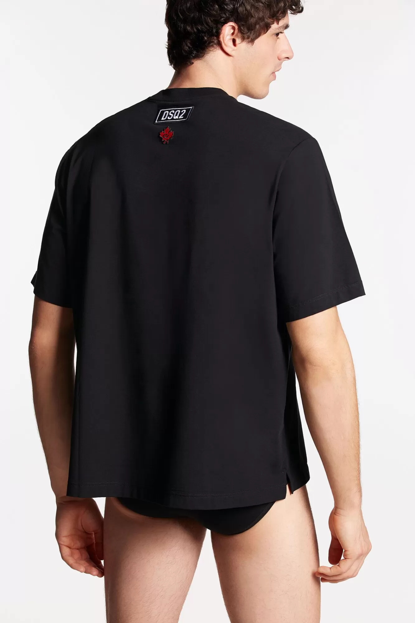 Leaf Round Neck T-Shirt<Dsquared2 Hot