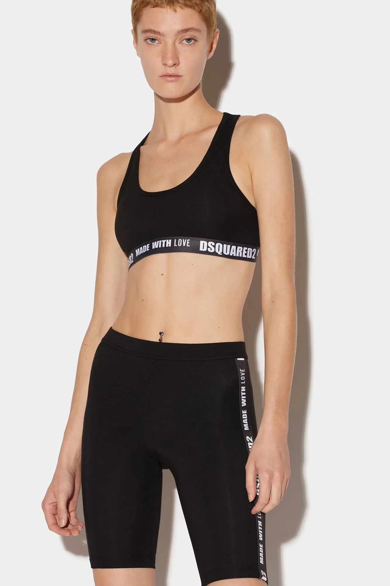 Logo Cycling Shorts<Dsquared2 Online