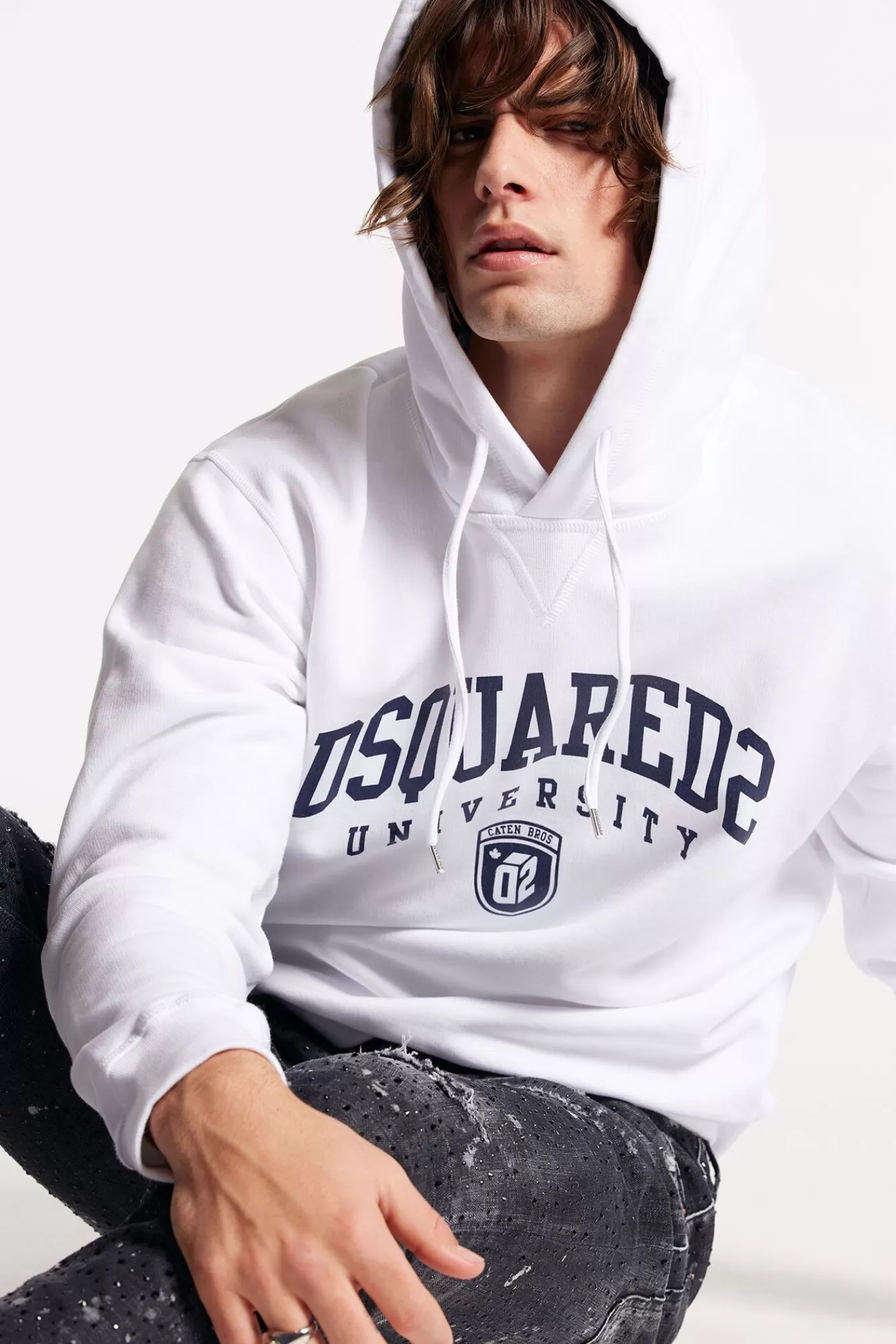 University Cool Hoodie<Dsquared2 Clearance