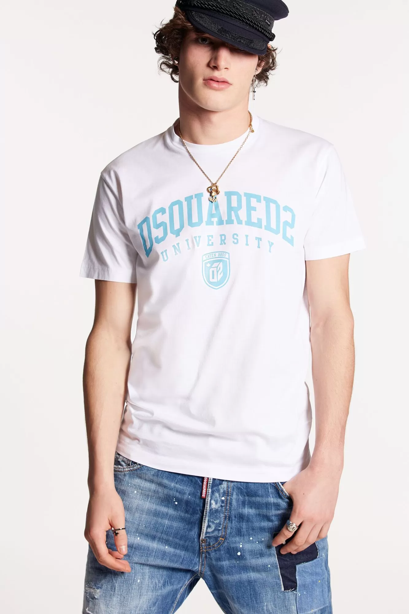 University Cool T-Shirt<Dsquared2 Fashion