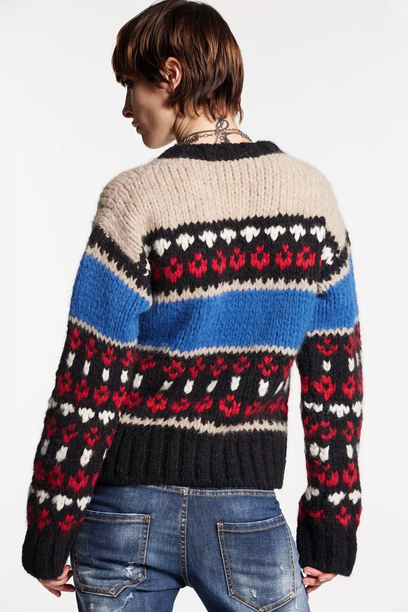 Wool Jacquard Knit<Dsquared2 Best Sale