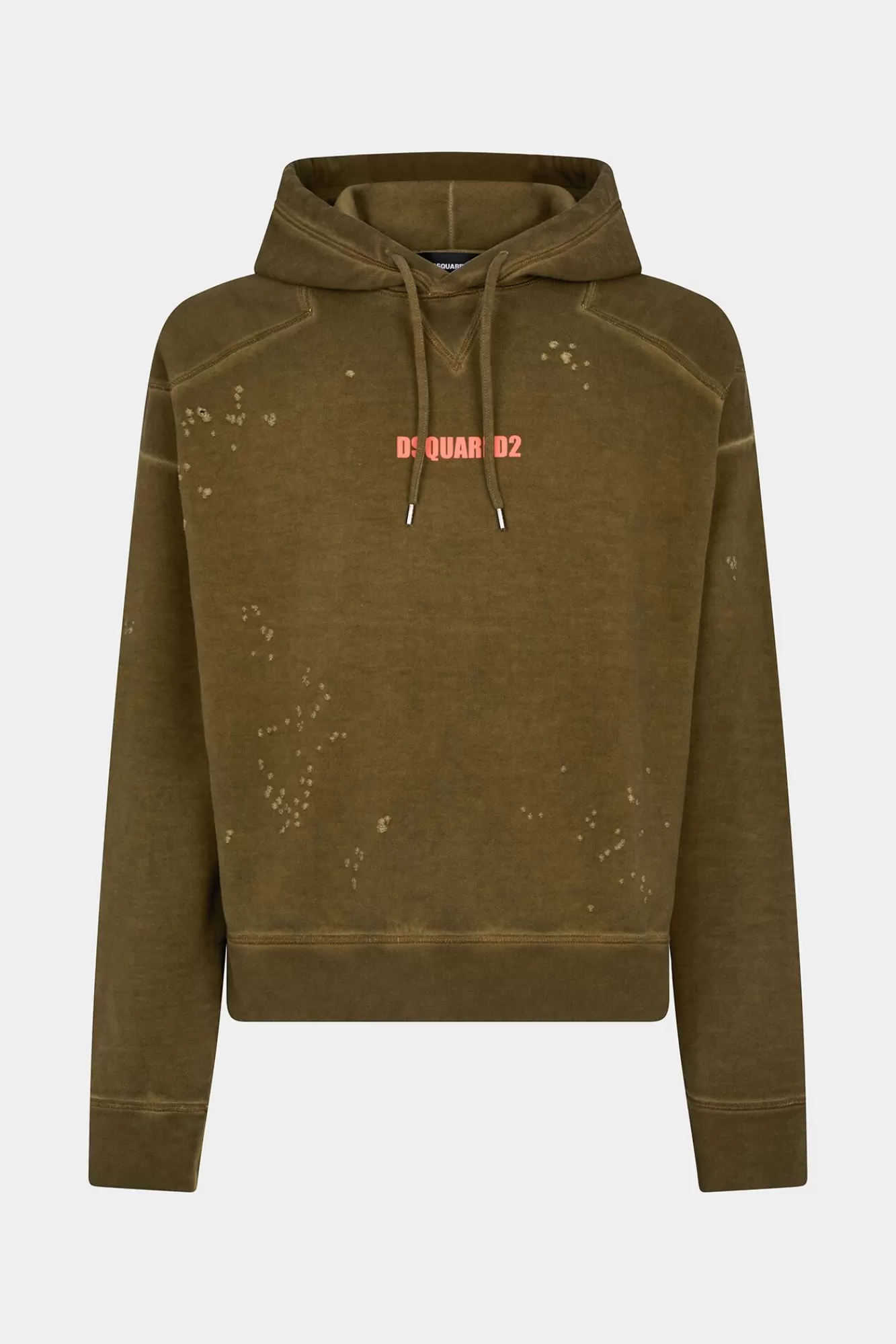 Dyed And Destroyed Cipro Hoodie<Dsquared2 Sale