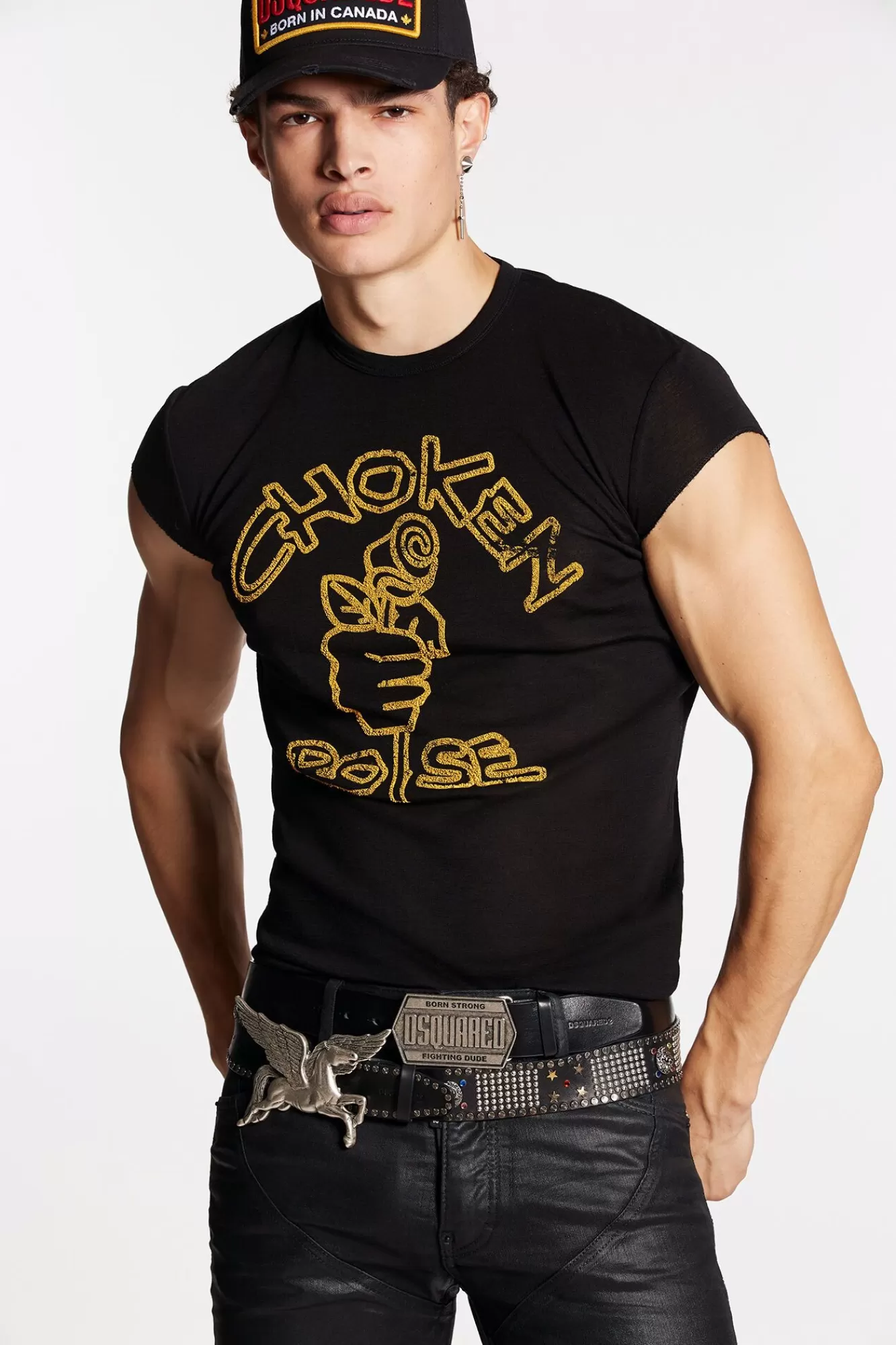 Dyed Choke T-Shirt<Dsquared2 Cheap