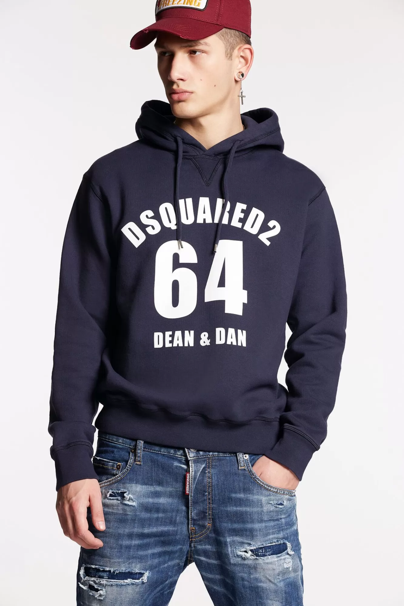 Dyed Cool Hoodie<Dsquared2 Hot