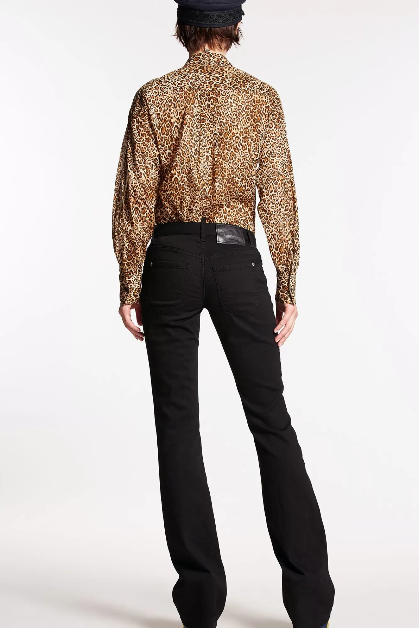 Dyed Medium Waist Flare Twiggy Jeans<Dsquared2 Hot