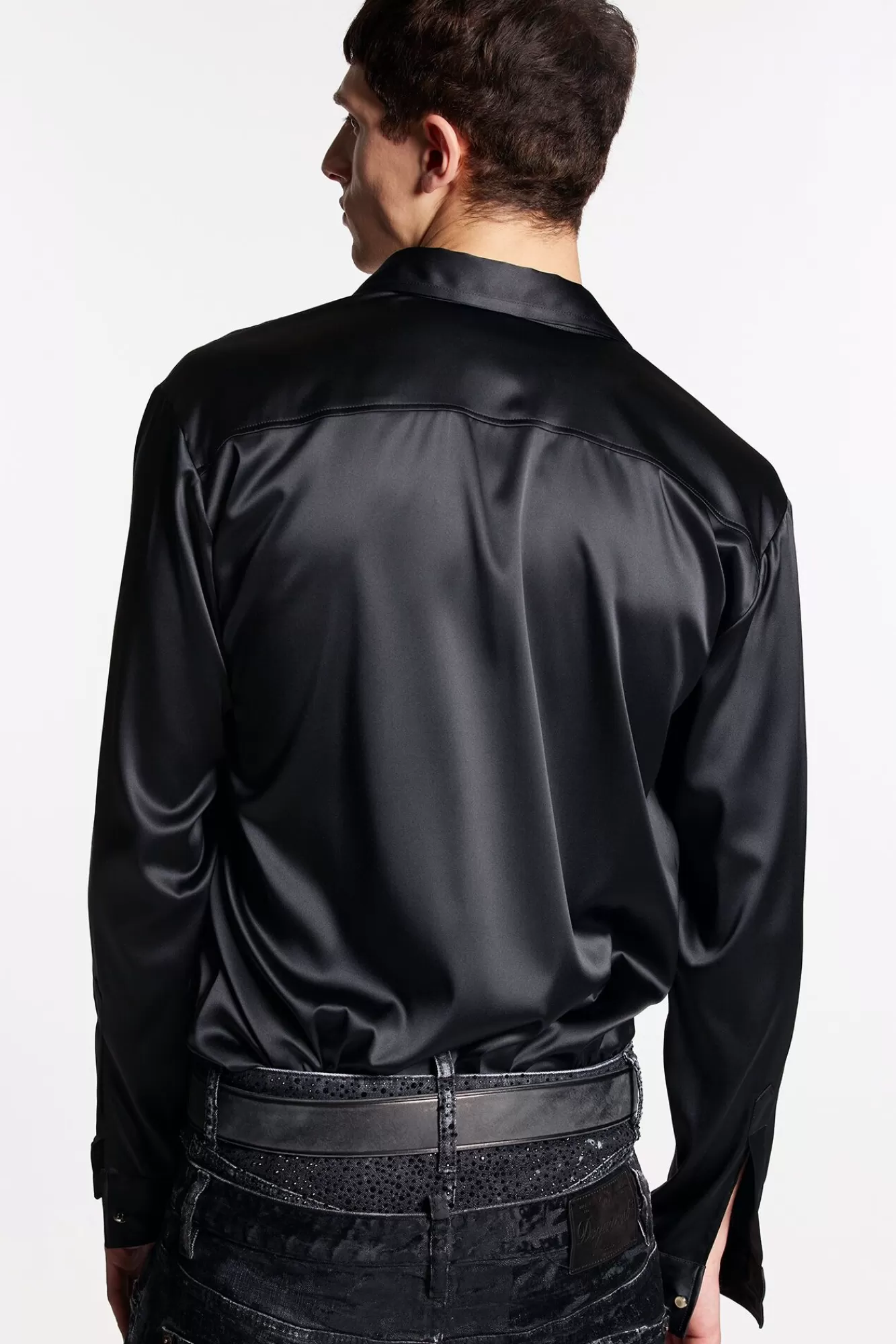 Embellished Satin Shirt<Dsquared2 Store