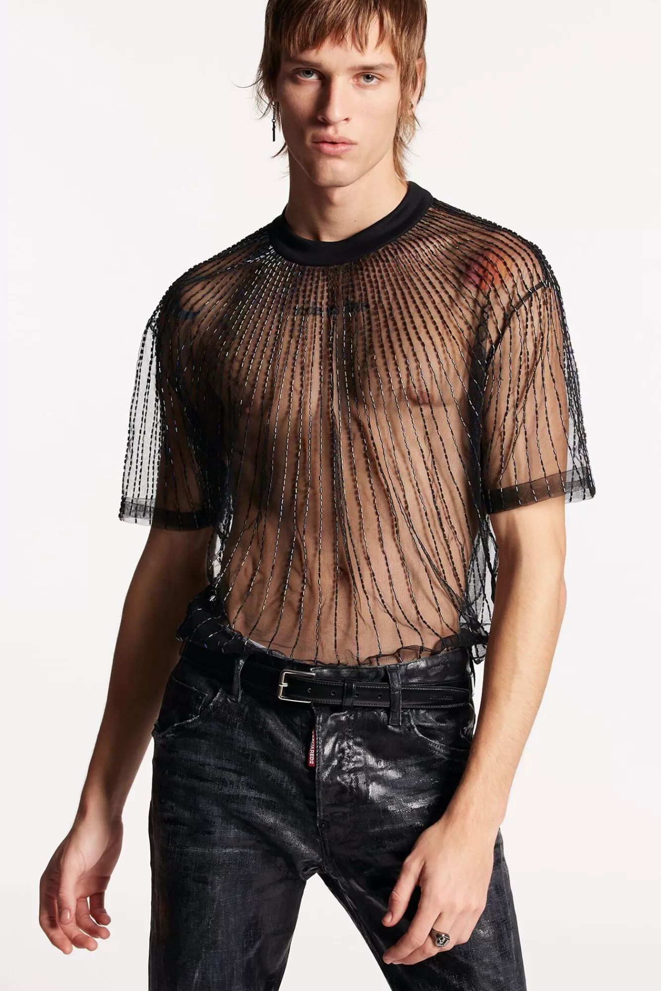 Embroidered T-Shirt<Dsquared2 Hot