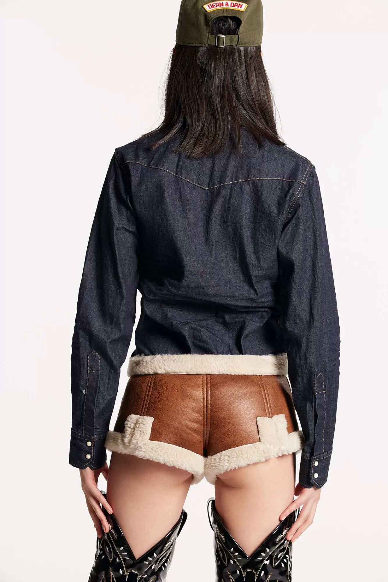 Faux Shearling Hot Pants<Dsquared2 Hot