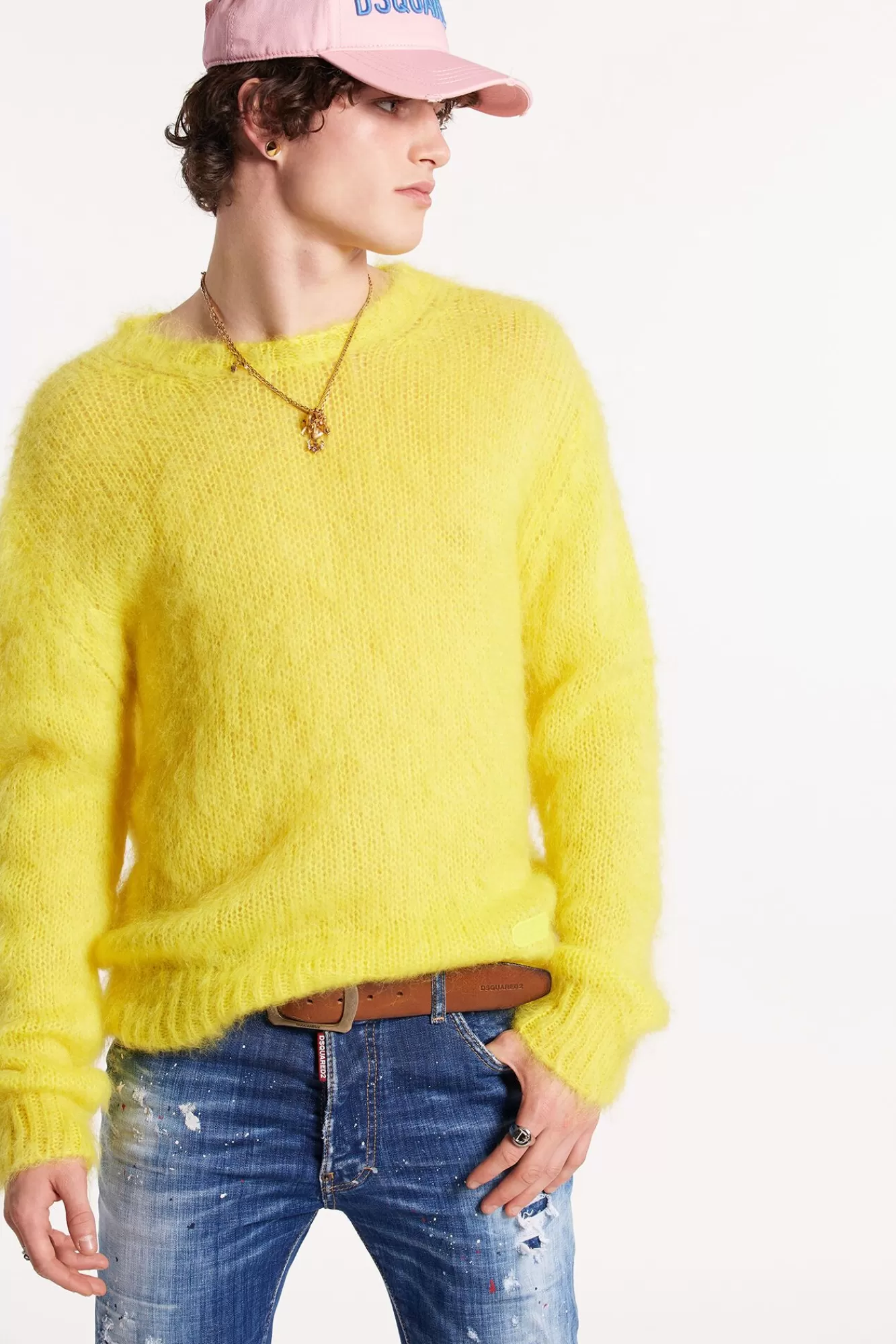 Fuzzy Crewneck Knit<Dsquared2 Online