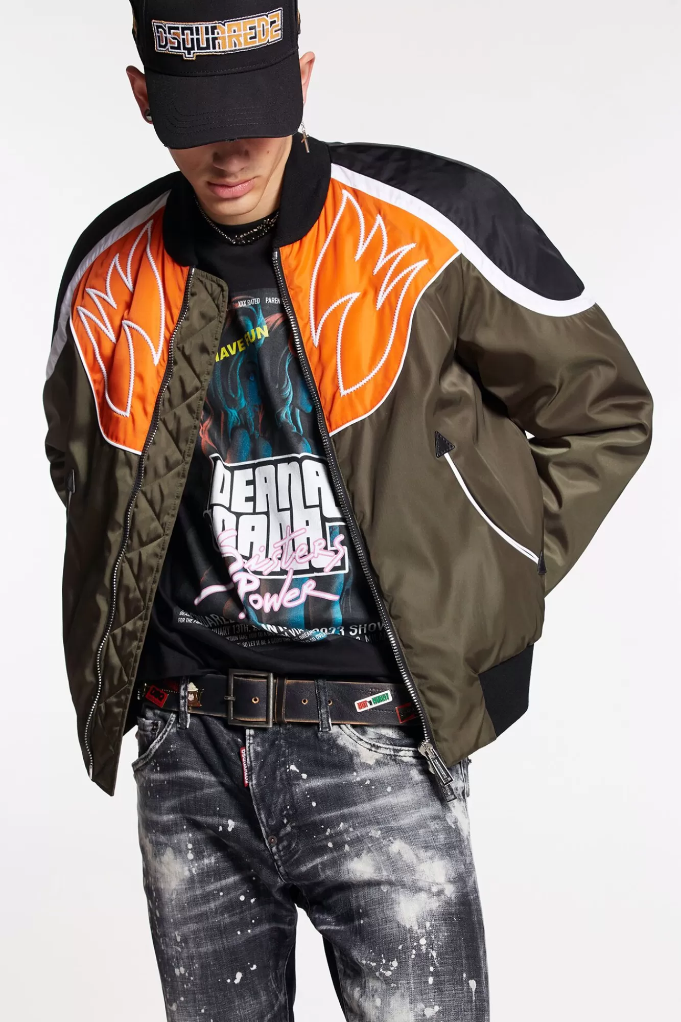 Hockey Western Bomber Jacket<Dsquared2 Cheap