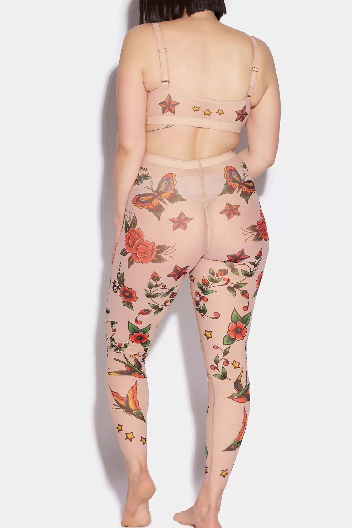 Honey Tattoo Leggings<Dsquared2 Best Sale