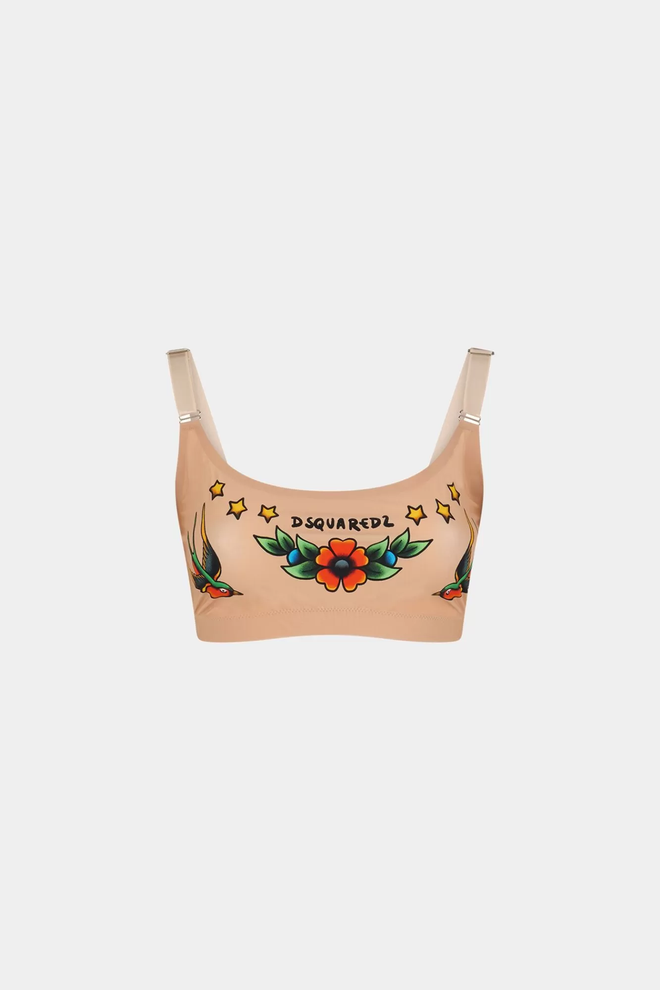 Honey Tattoo Sport Bra<Dsquared2 Flash Sale