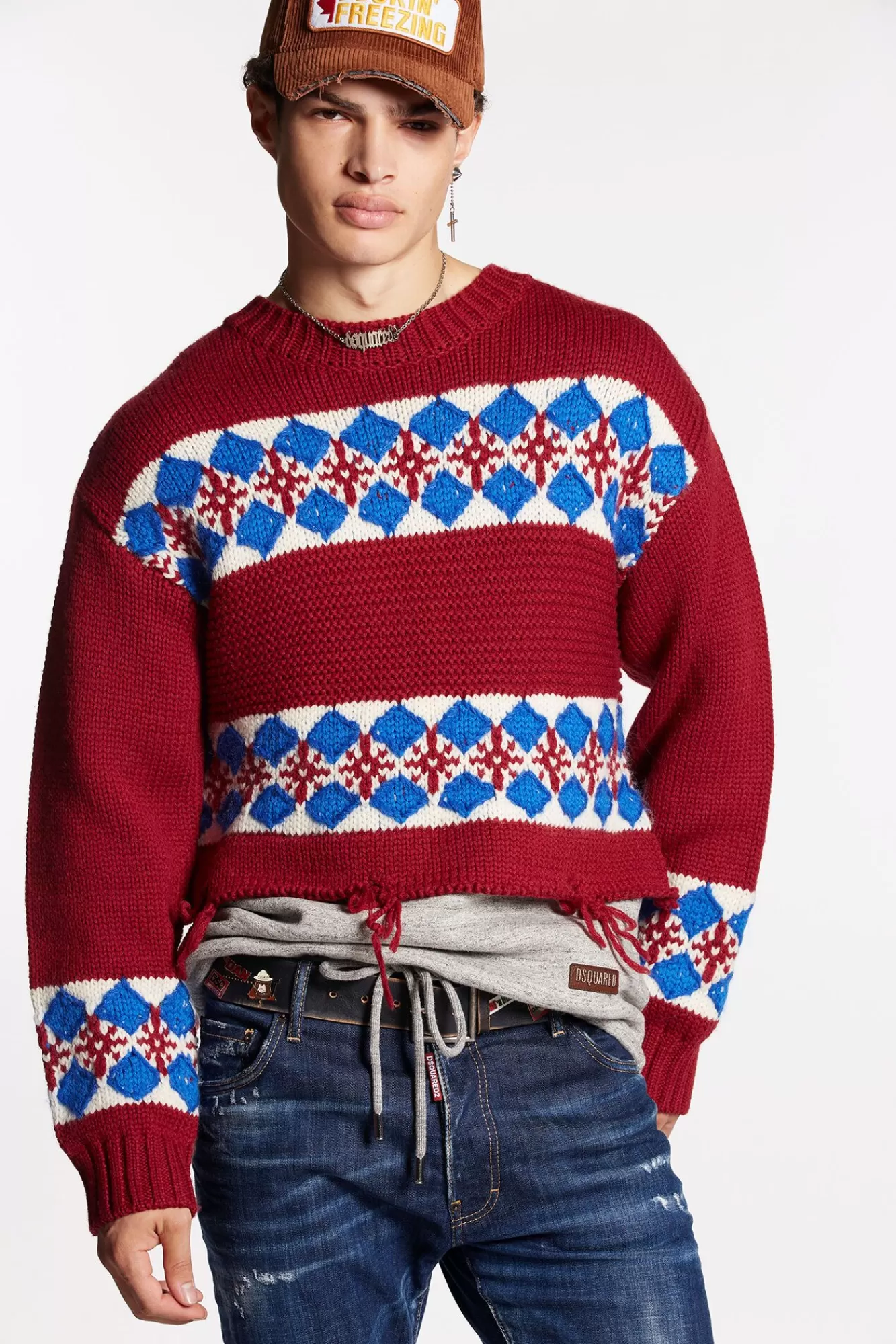 Hybrid Canadian Jacquard Knit<Dsquared2 New